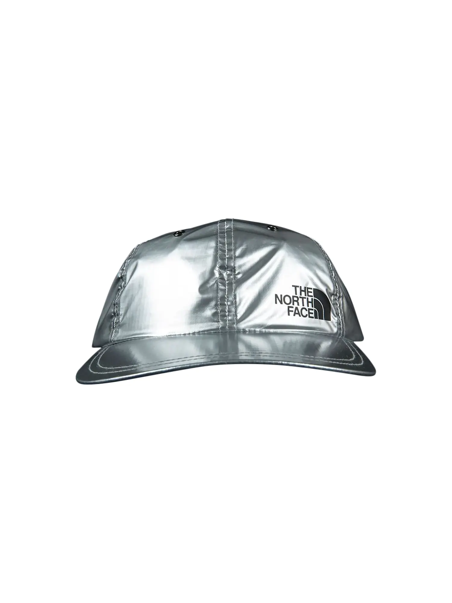 Кепка Supreme x The North Face Metallic, 6 панелей, серебристая — изображение 1 из 1, серебряный