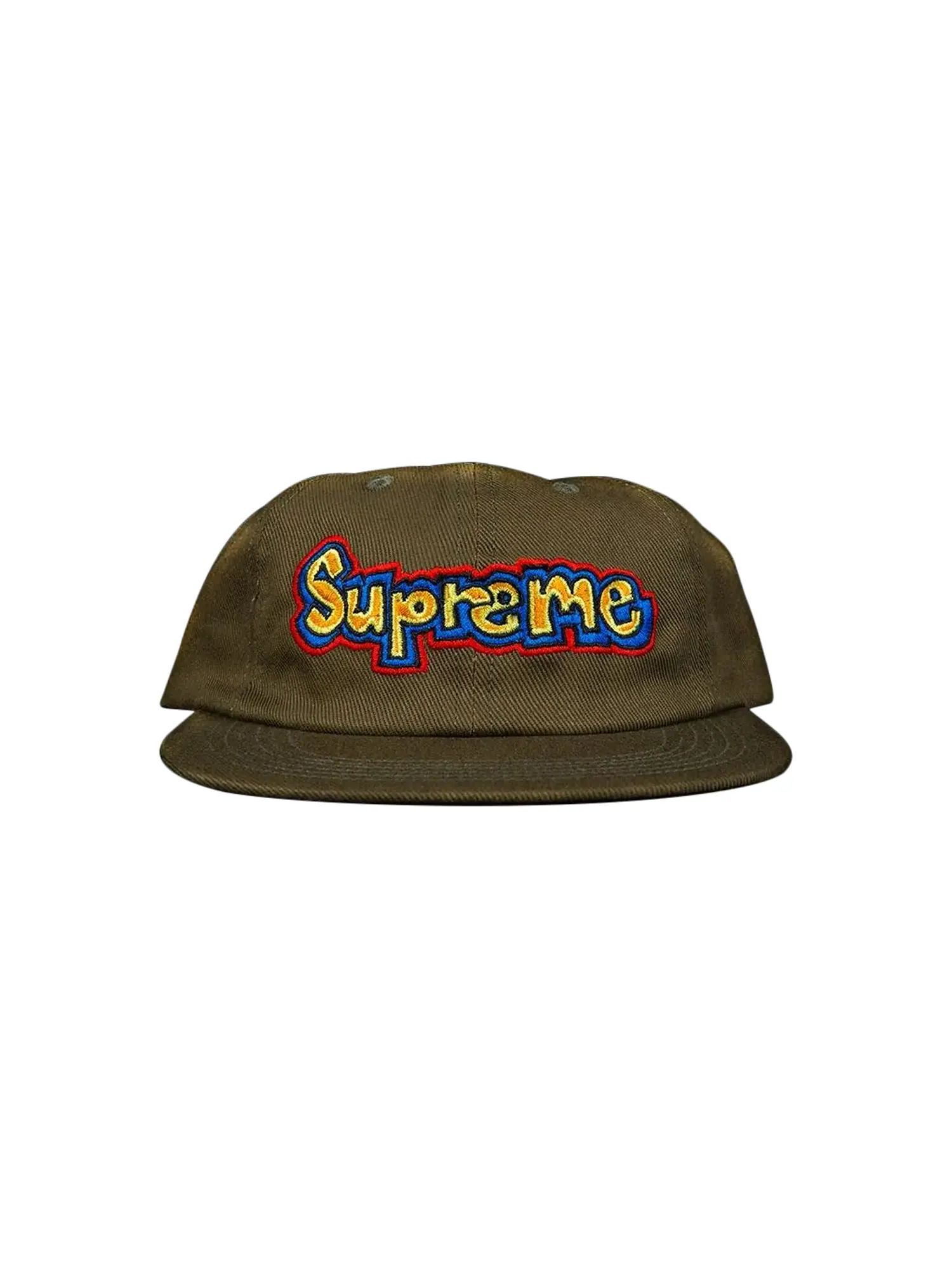 Кепка с 6 панелями Supreme Gonz — изображение 1 из 1, оливковый