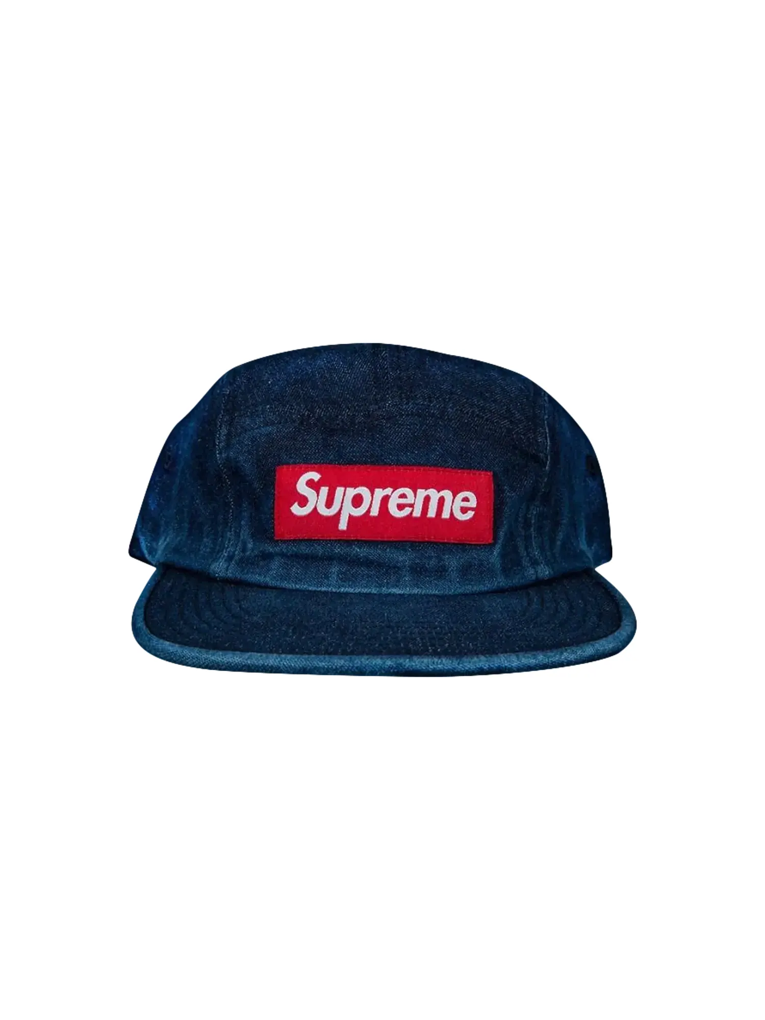 Кепка Supreme Denim Camp Деним — изображение 1 из 1, джинсовый синий
