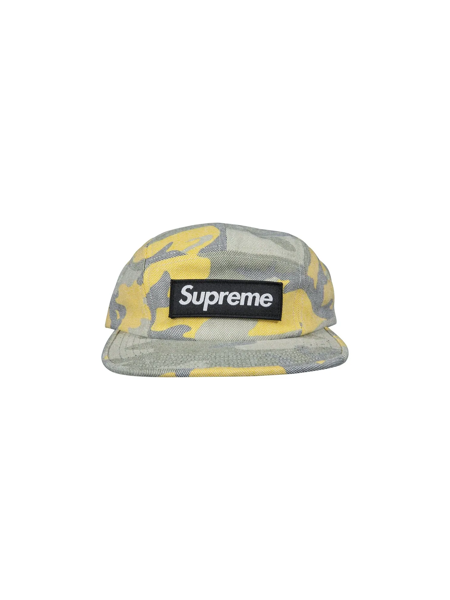 Кепка Supreme с камуфляжным принтом Желтая — изображение 1 из 2, желтый