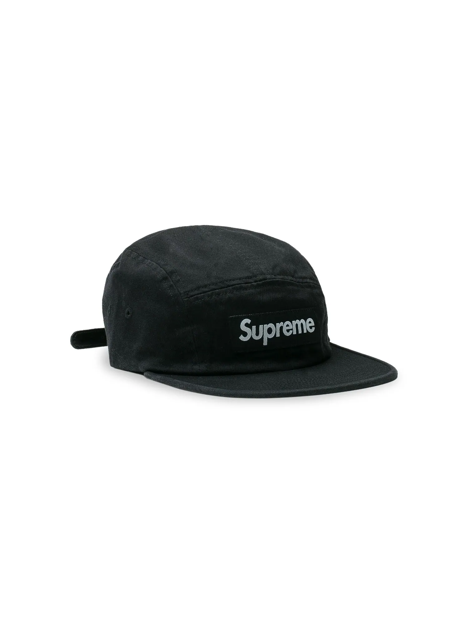 Твиловая кепка Supreme из ткани чинос — изображение 1 из 1, черный