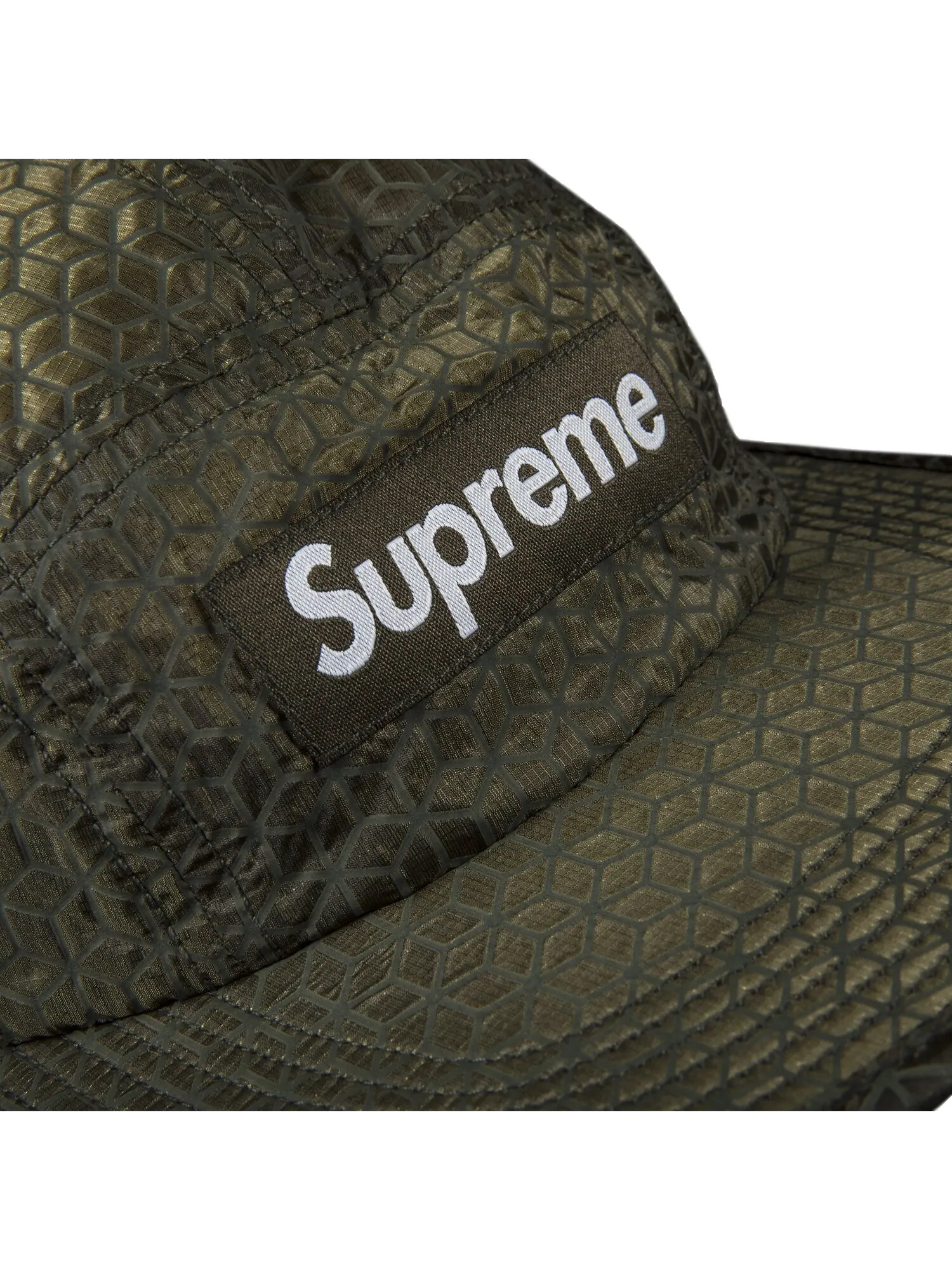 Кепка Ripstop Camp Supreme с геометрическим узором — изображение 2 из 2, оливковый