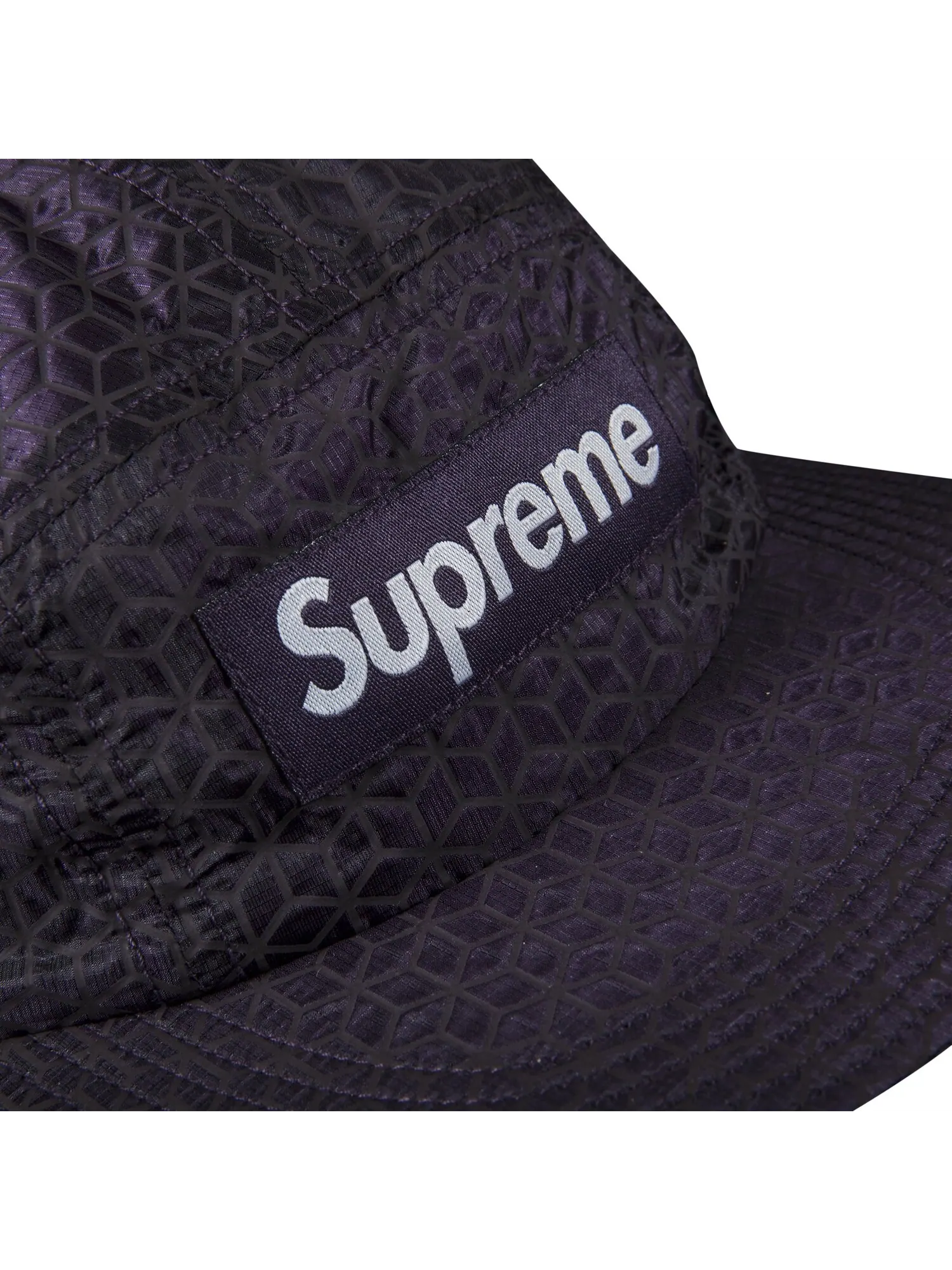 Кепка Supreme Geometric Ripstop Camp — изображение 2 из 2, фиолетовый