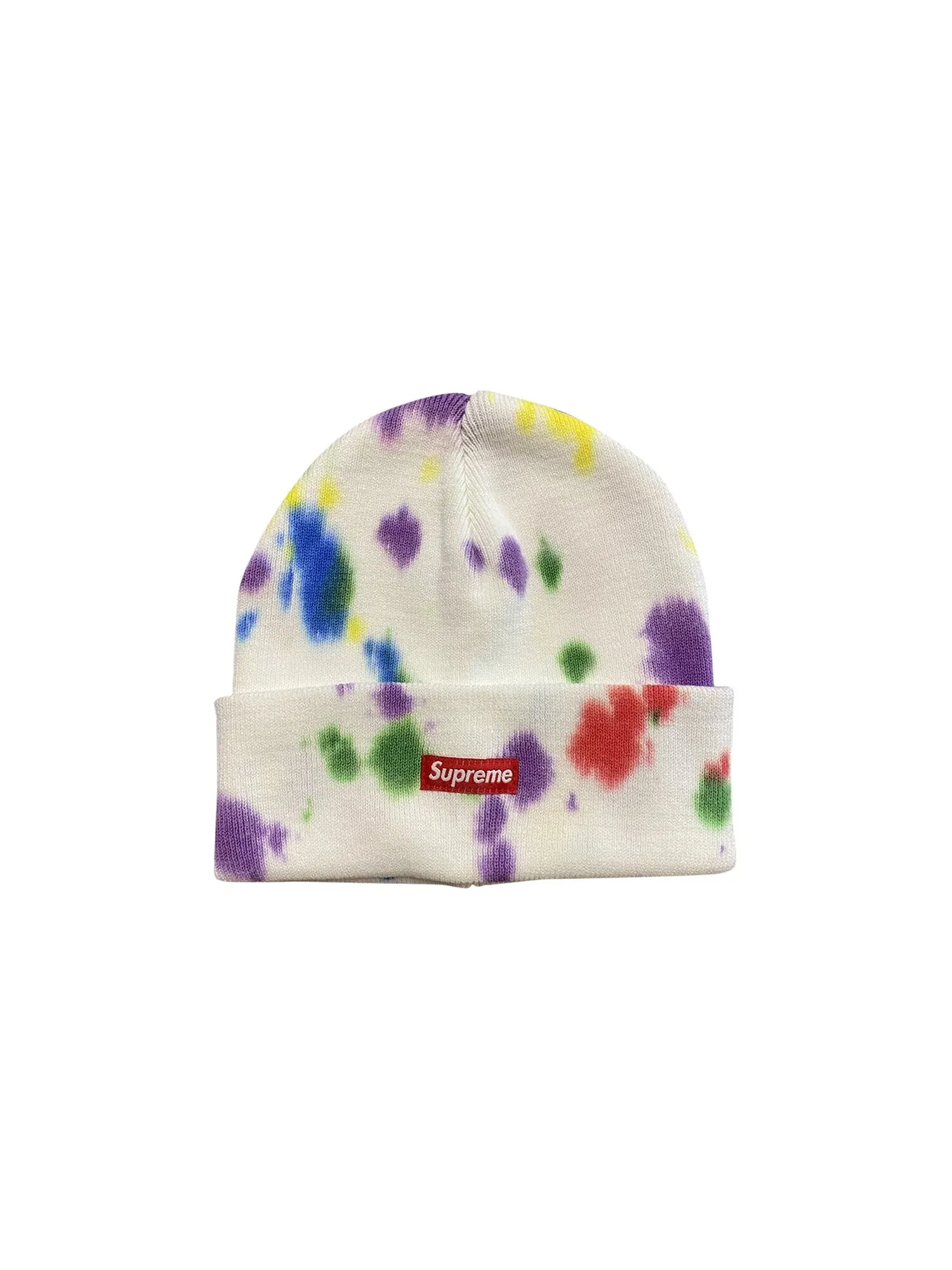 Шапка-бини Supreme, окрашенная в брызги — изображение 1 из 1, белый