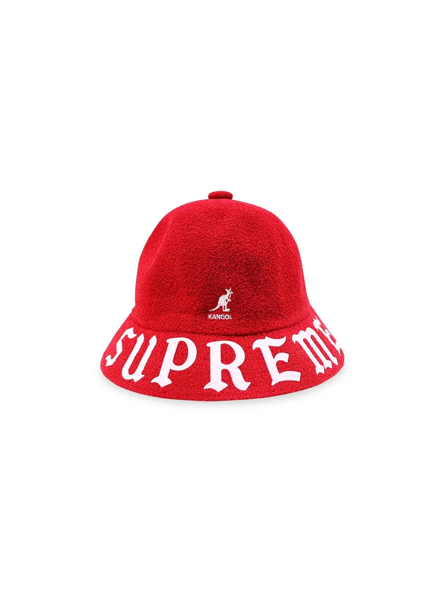 Повседневная кепка-бермуда Supreme x Kangol — изображение 1 из 1, красный