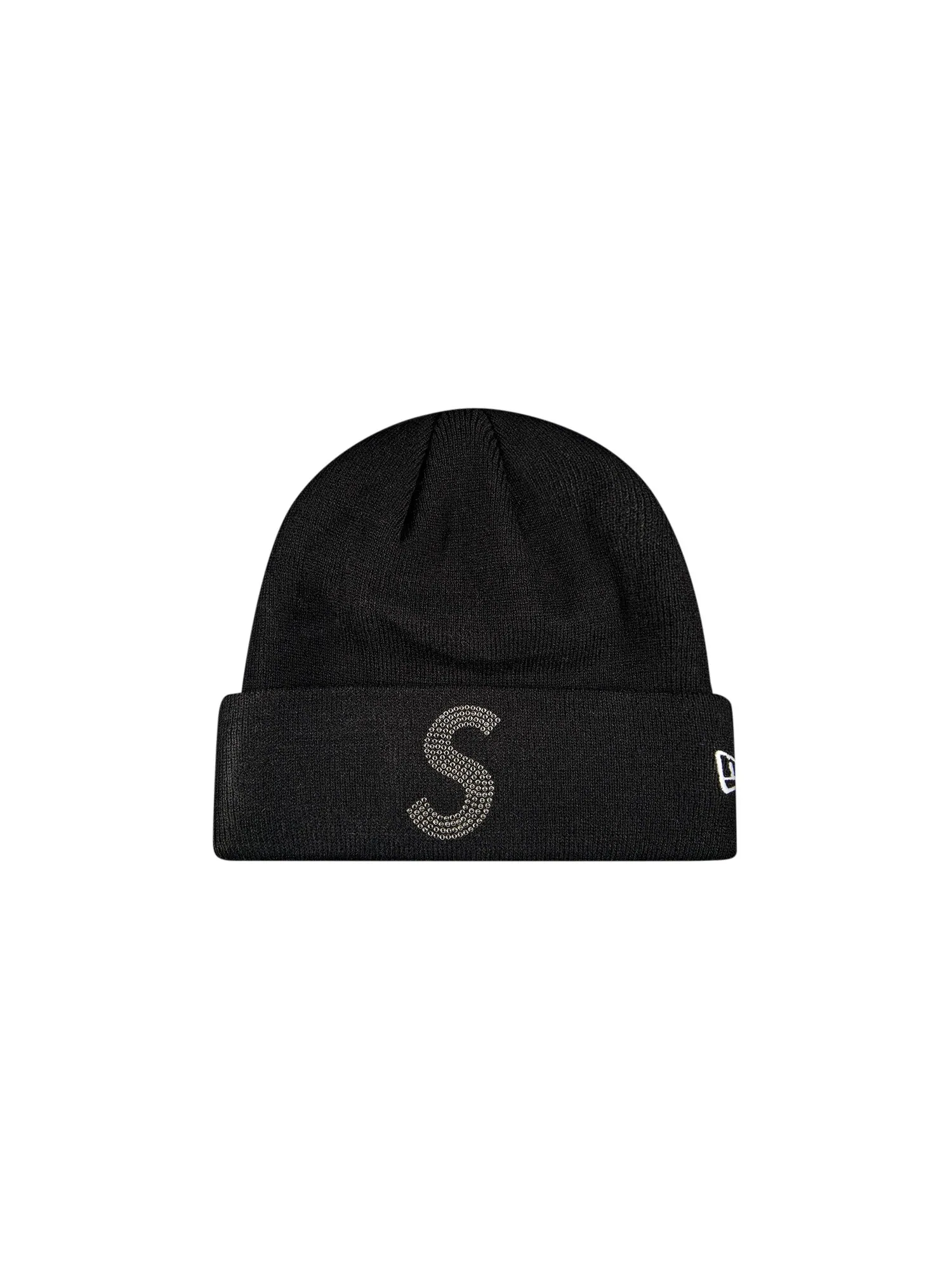 Шапка-бини с логотипом Supreme x New Era x Swarovski — изображение 1 из 2, черный