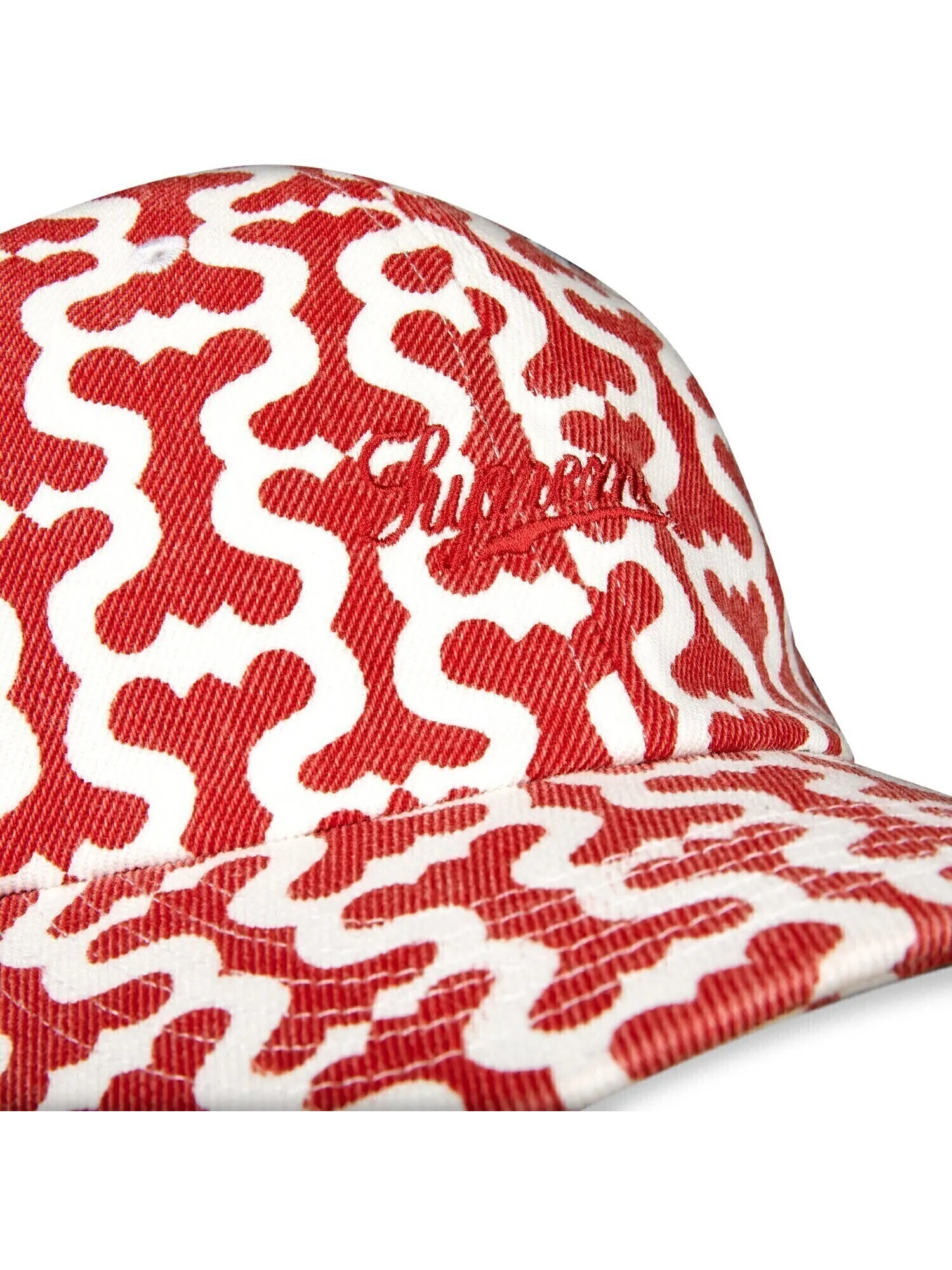 6-панельный логотип Supreme Monogram S — изображение 3 из 3, красный