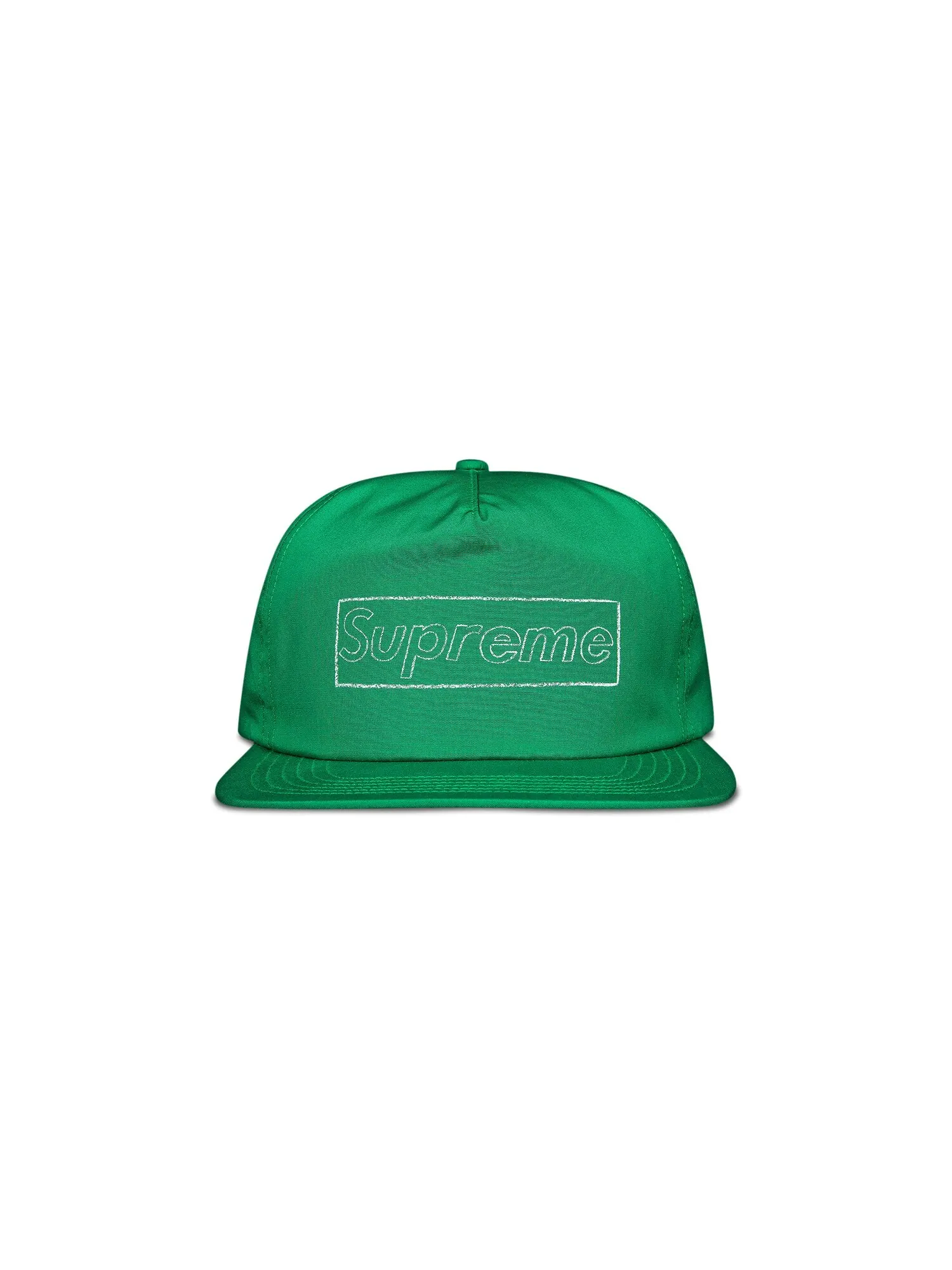 Пятипанельный меловой логотип Supreme x KAWS — изображение 1 из 3, зеленый цвет