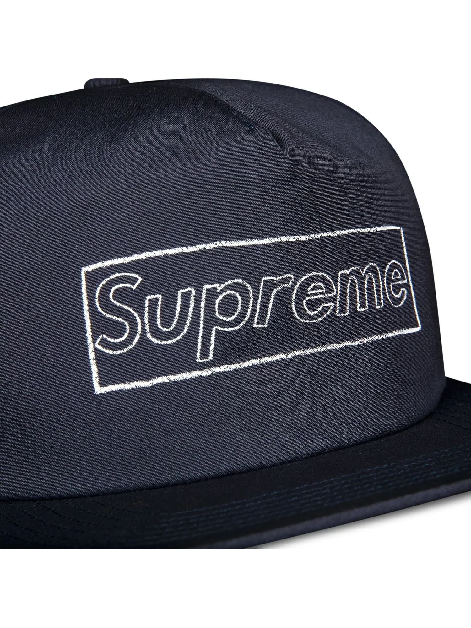 Сумка с логотипом Supreme x KAWS, цвет Темно-синий, 5 панелей — изображение 3 из 3