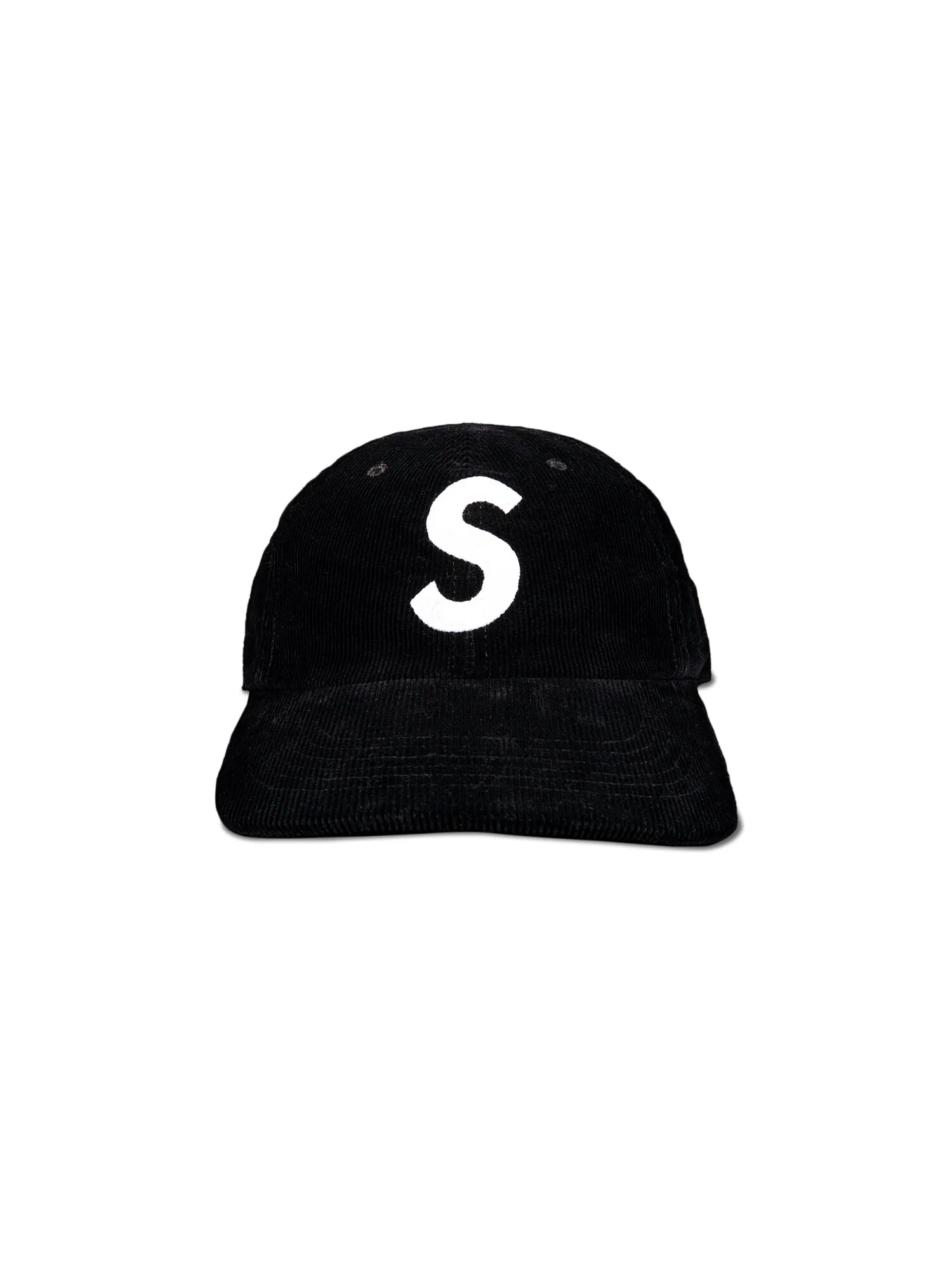 Вельветовый диван Supreme Fine Wale S с логотипом, 6 панелей — изображение 1 из 3, черный