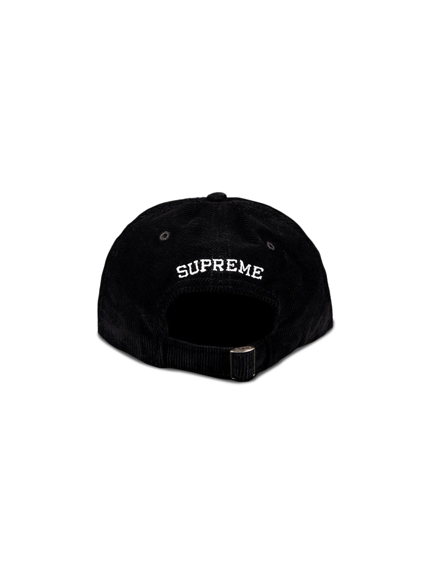 Вельветовый диван Supreme Fine Wale S с логотипом, 6 панелей — изображение 2 из 3, черный