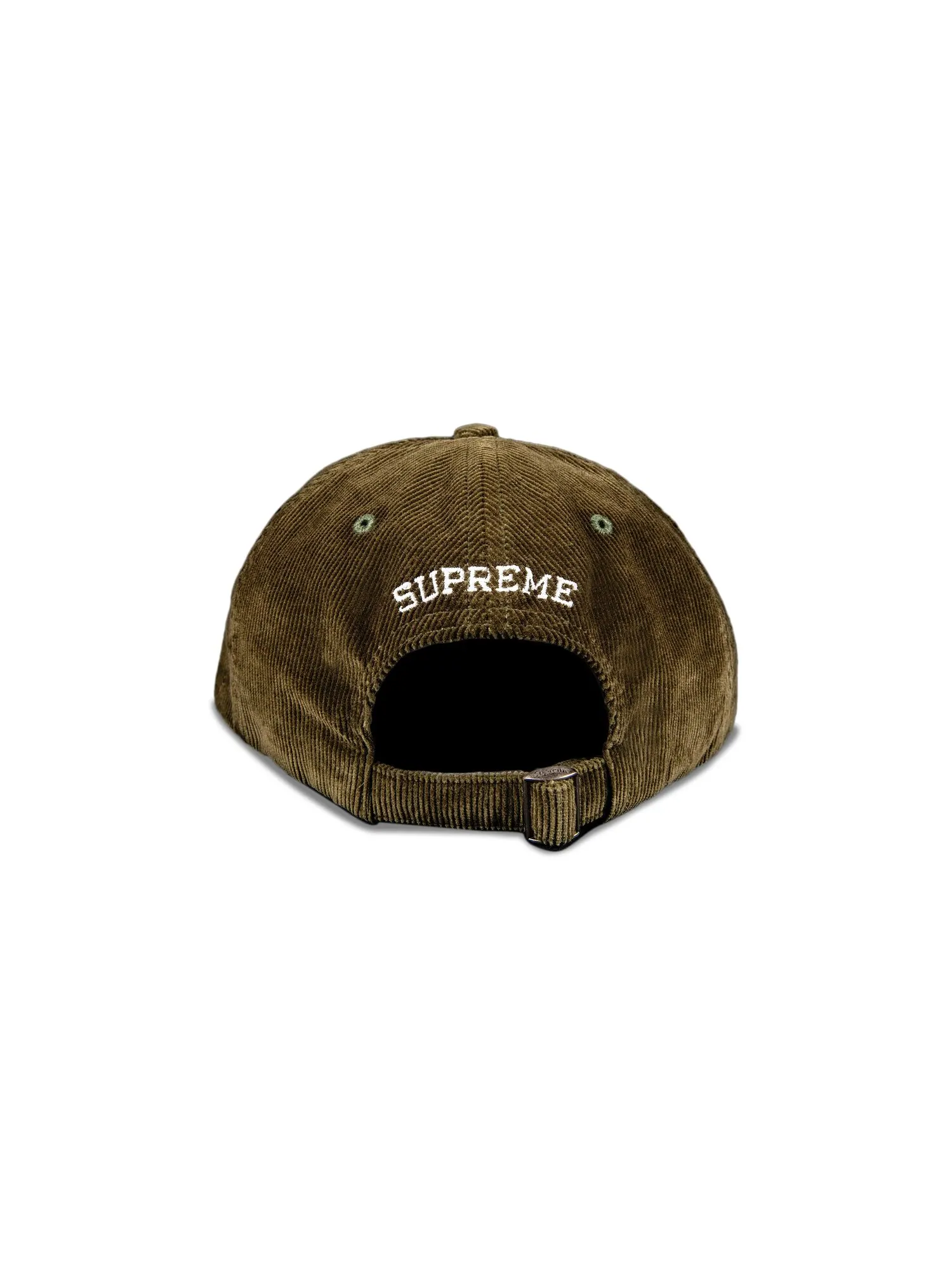 Вельветовый диван Supreme Fine Wale S с логотипом, 6 панелей — изображение 2 из 3, оливковый