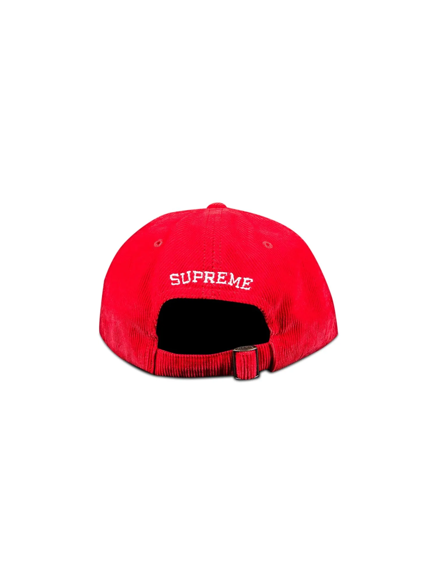 Вельветовая рубашка Supreme Fine Wale S с логотипом, 6 панелей — изображение 2 из 3, красный