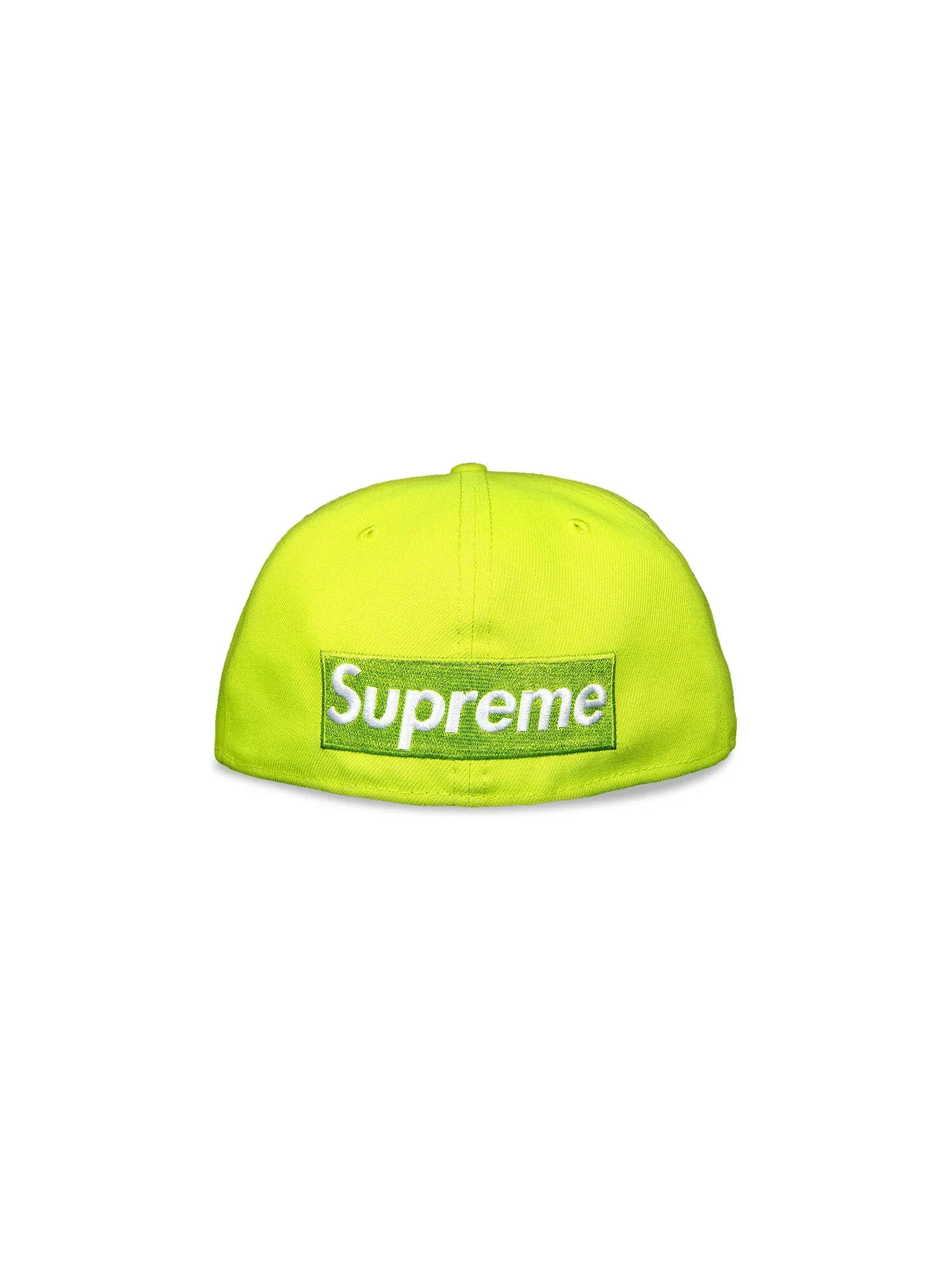 Кепка Supreme x New Era с логотипом Reverse Box — изображение 2 из 3, ярко-желтый