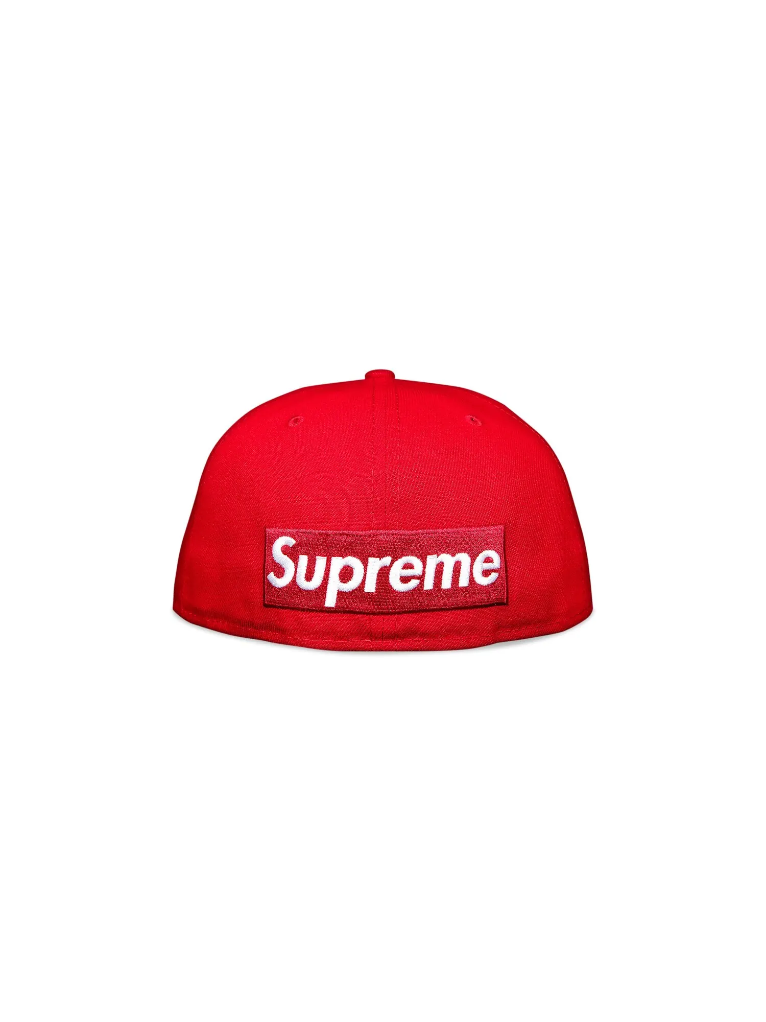 Кепка с логотипом Supreme x New Era — изображение 2 из 3, красный