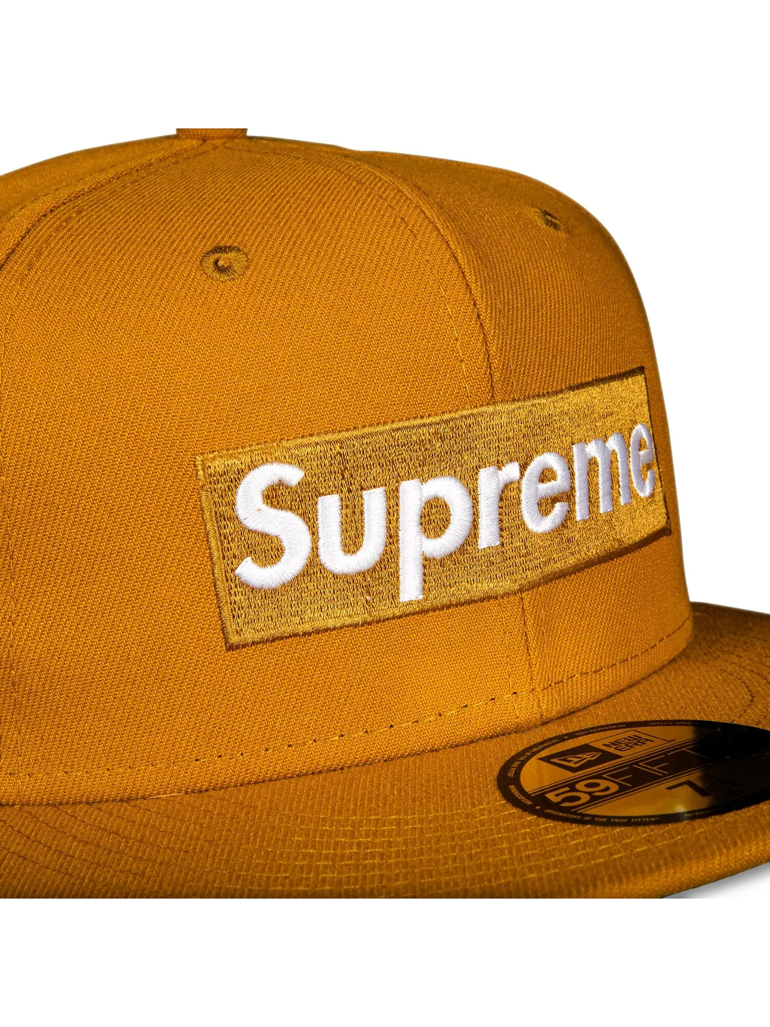 Кепка с логотипом Supreme x New Era Champions Box, Пшеница — изображение 3 из 3