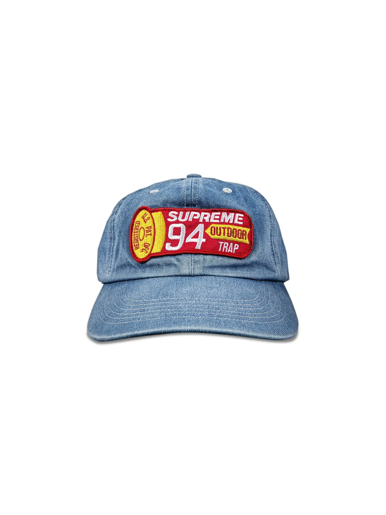 Нашивка Supreme Shell, 6 панелей, джинсовая — изображение 1 из 3