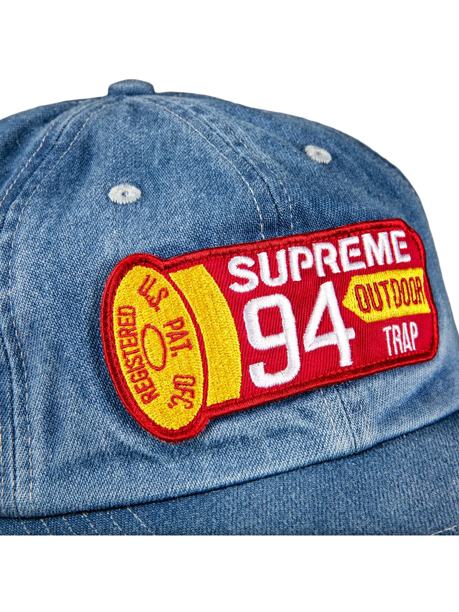 Нашивка Supreme Shell, 6 панелей, джинсовая — изображение 3 из 3