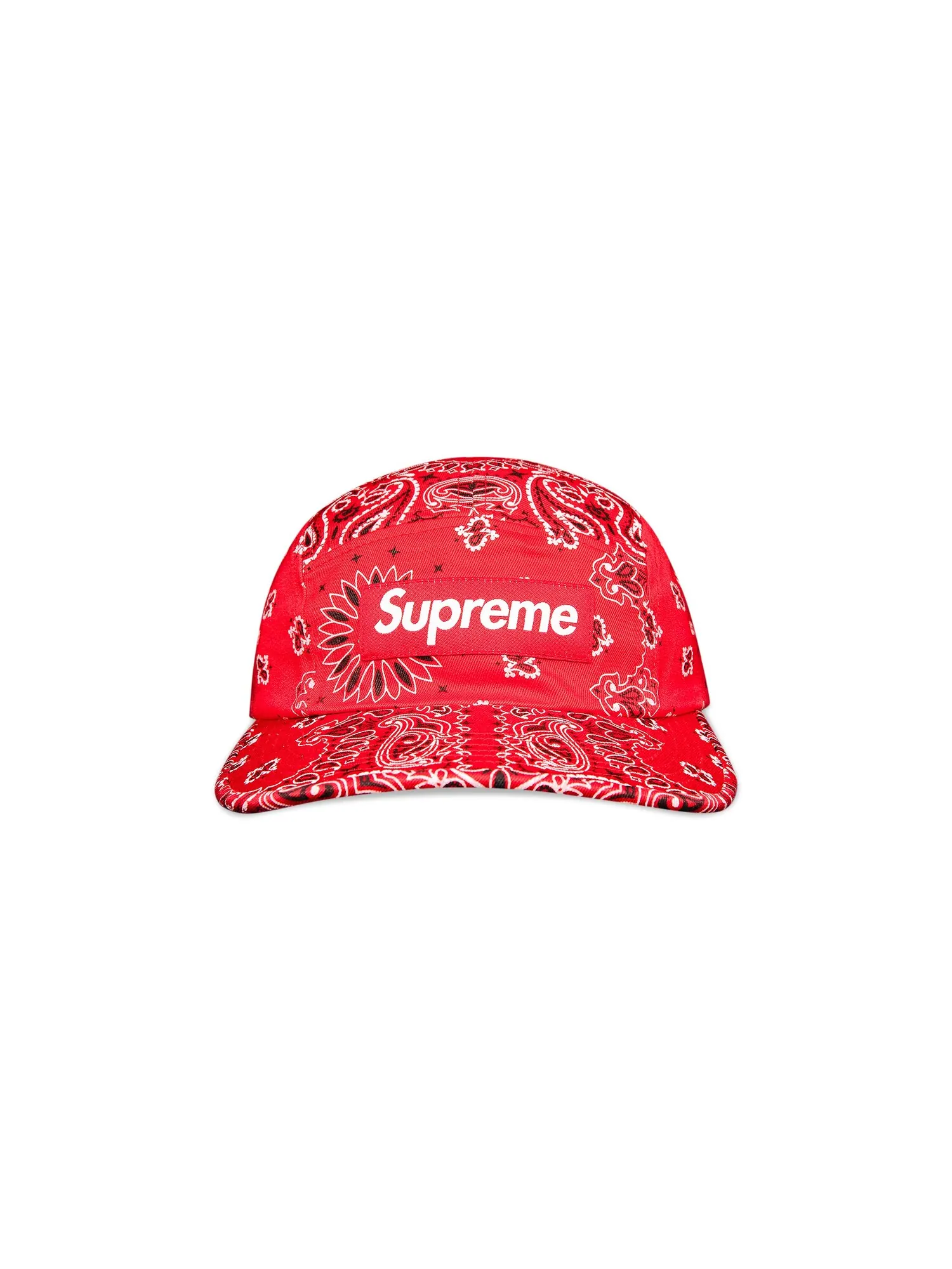 Кепка Supreme Bandana Camp Красная — изображение 1 из 3