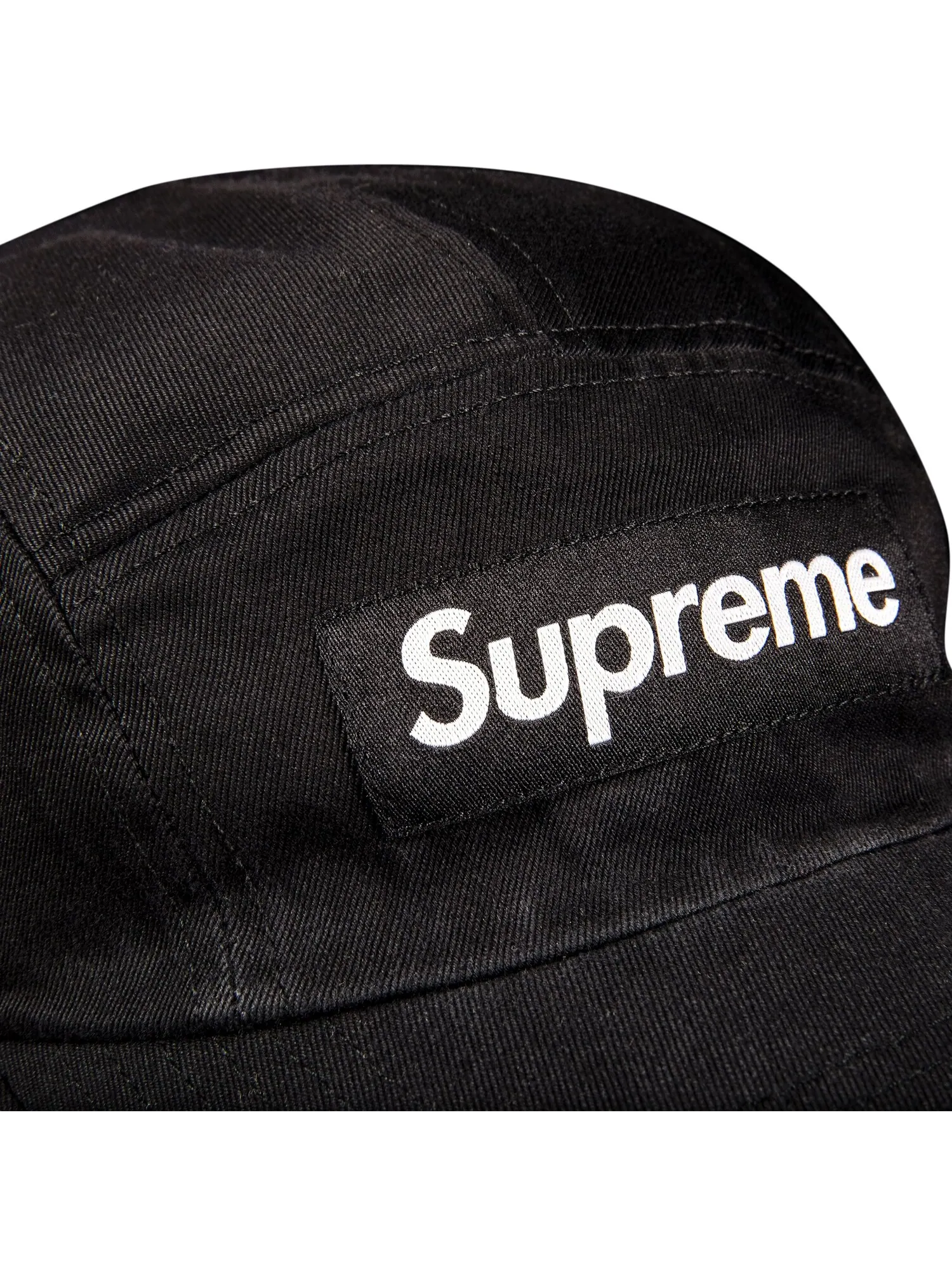 Твиловая кепка Supreme из ткани чинос — изображение 3 из 3, черный