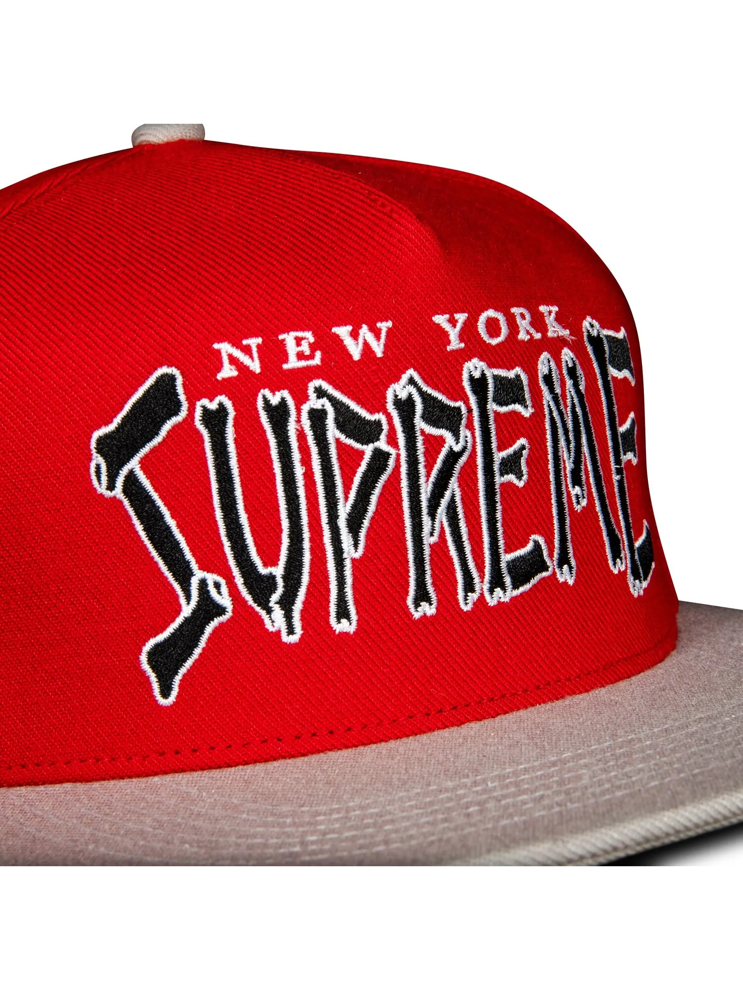 Пятипанельный логотип Supreme Bones — изображение 3 из 3, красный