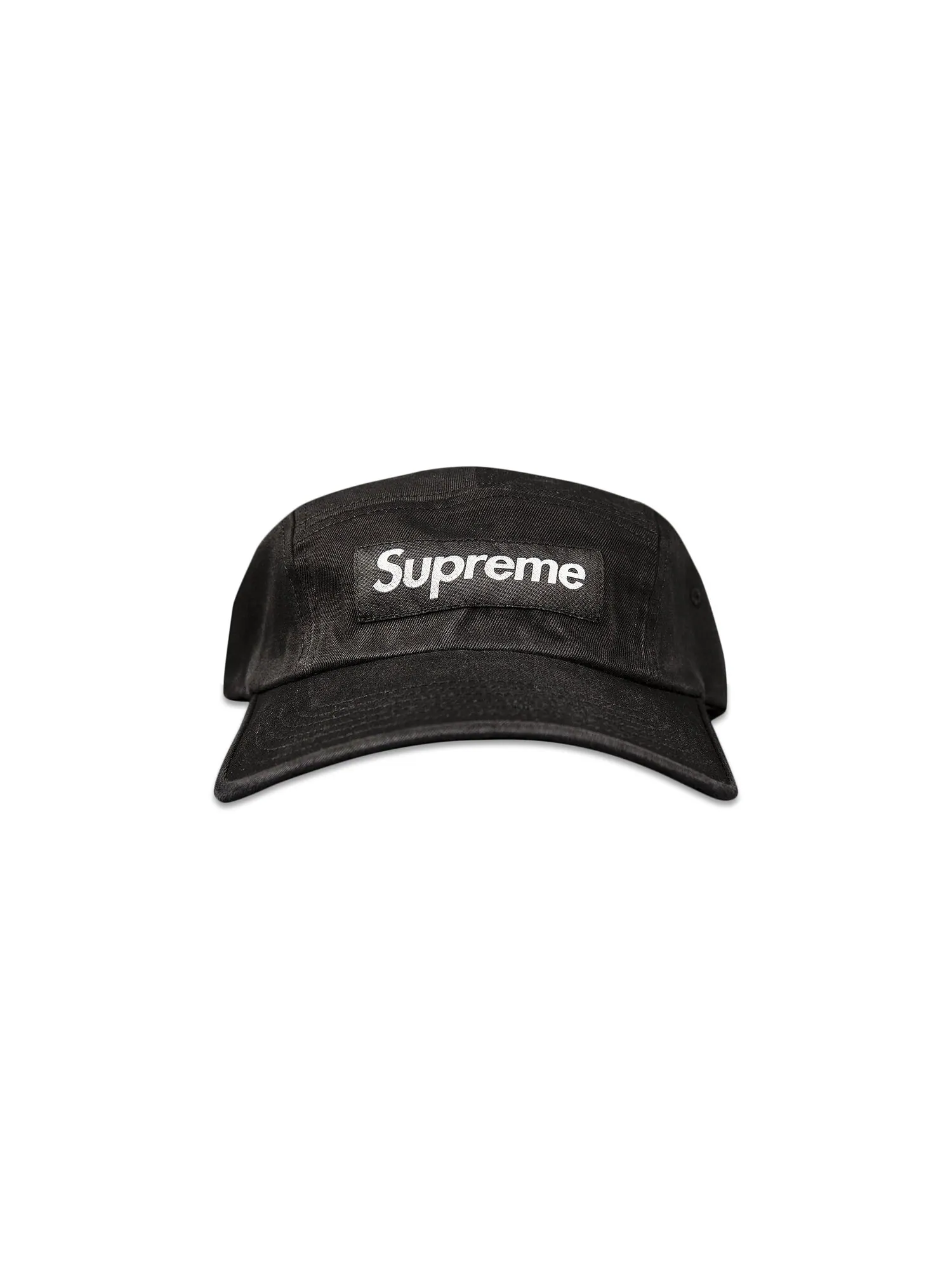 Твиловая кепка Supreme из ткани чинос — изображение 1 из 2, черный