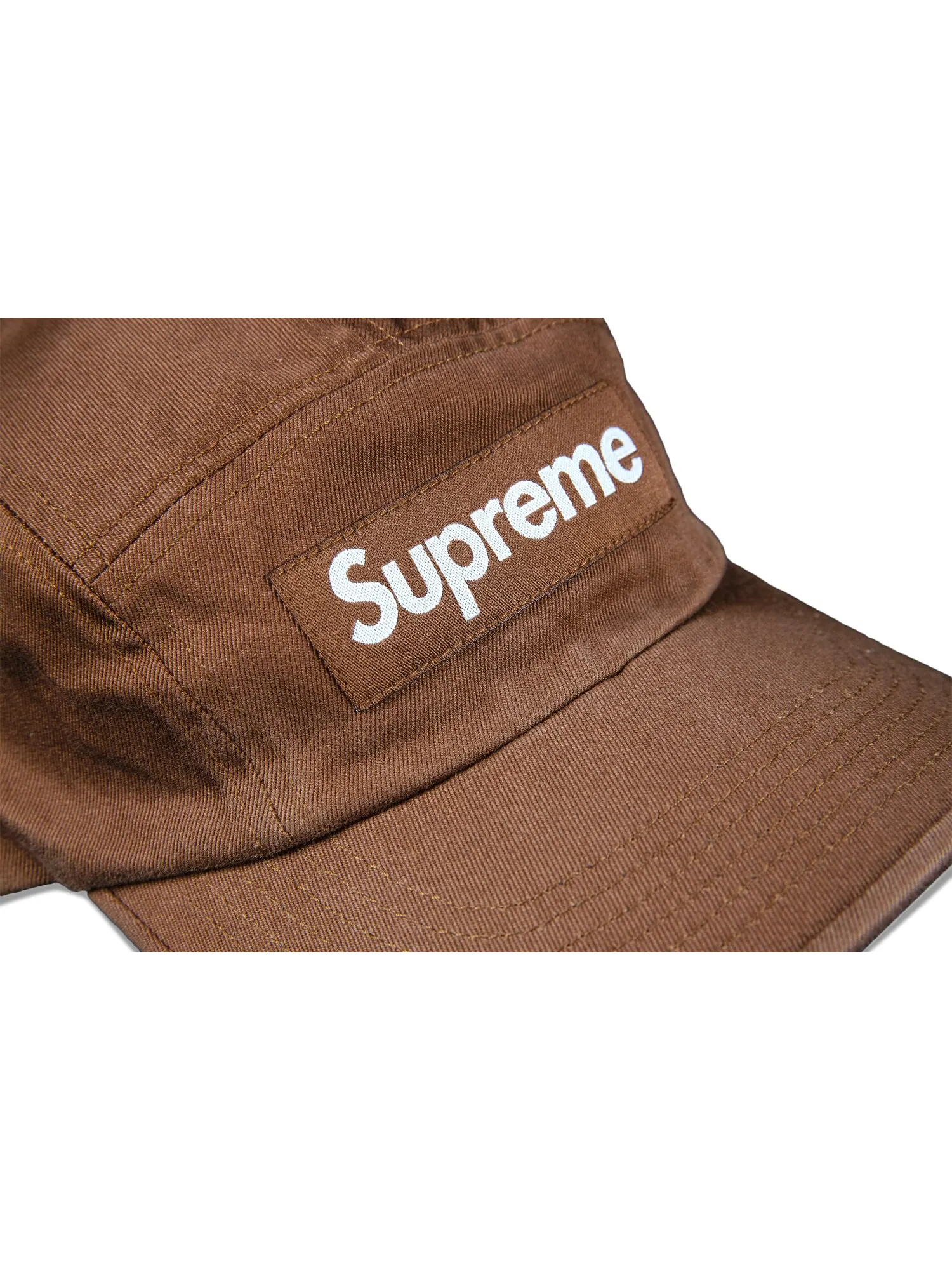 Твиловая кепка Supreme из ткани чинос — изображение 2 из 2, коричневый