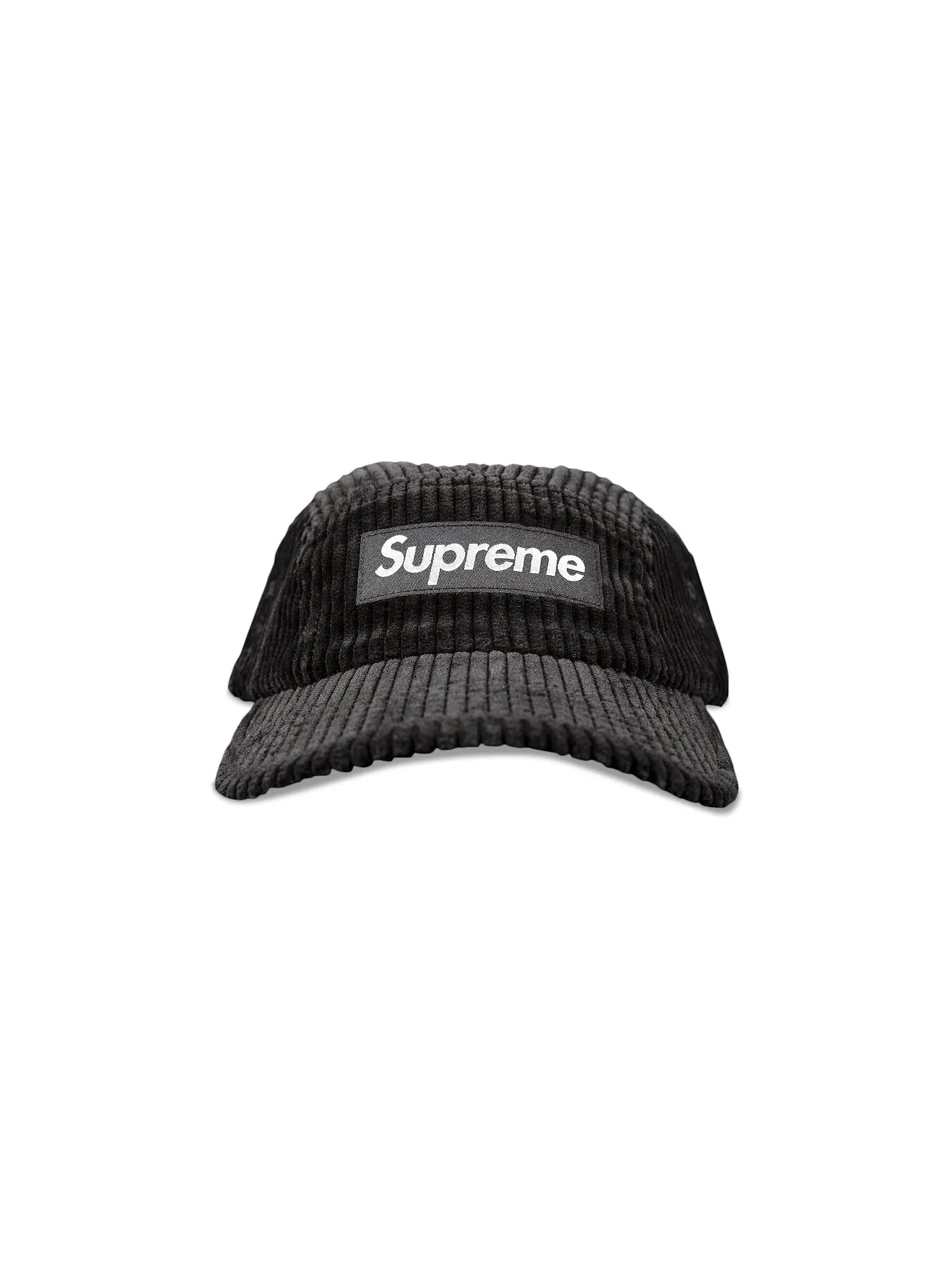 Вельветовая кепка Supreme — изображение 1 из 2, черный