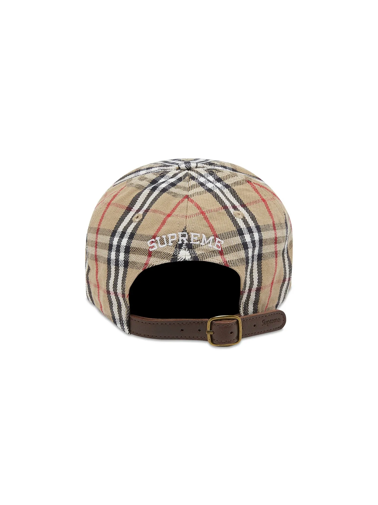 Джинсовая рубашка Supreme x Burberry с 6 панелями — изображение 4 из 4, бежевый