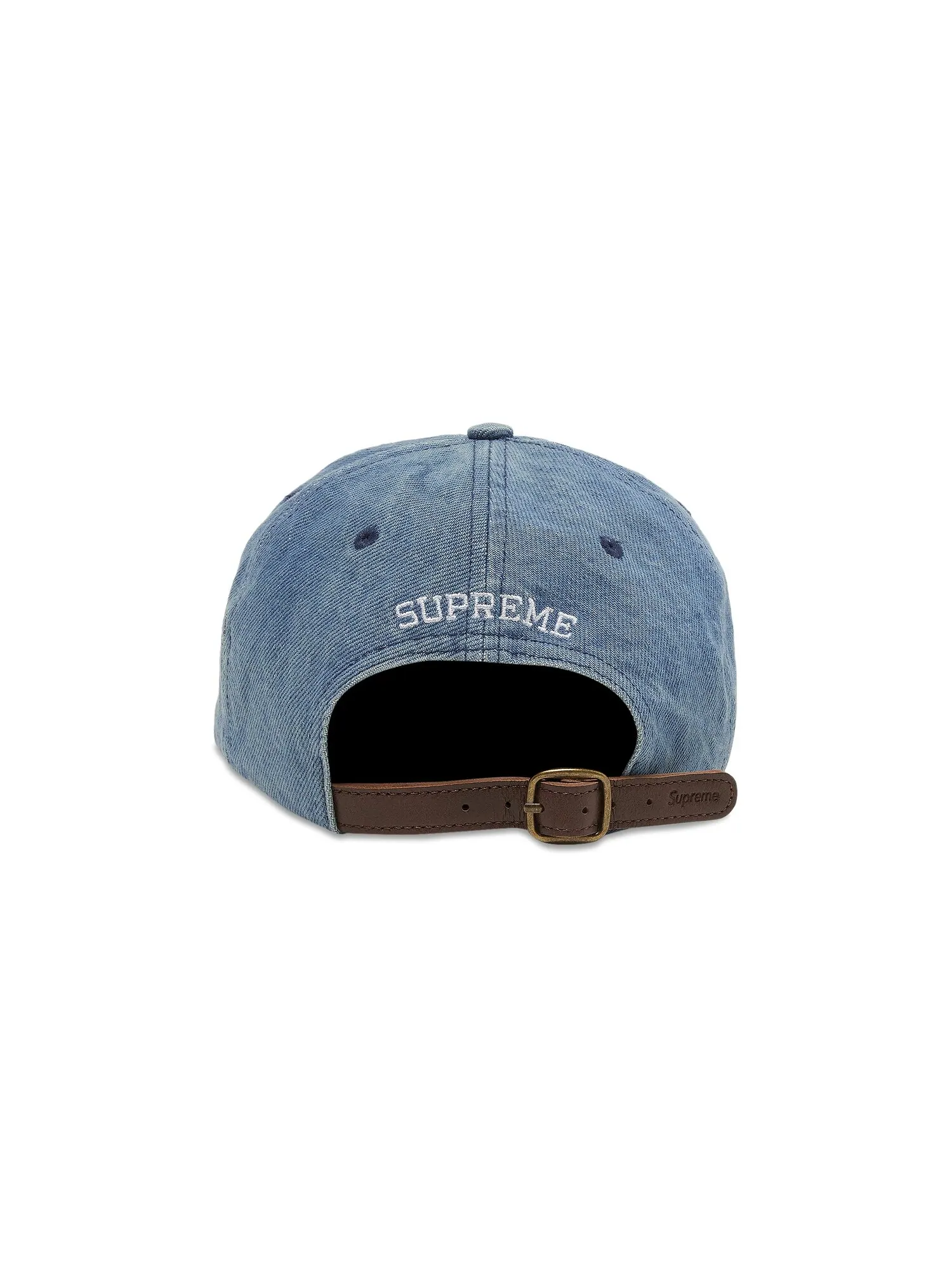 Джинсовая рубашка Supreme x Burberry с 6 вставками — изображение 4 из 4, синий
