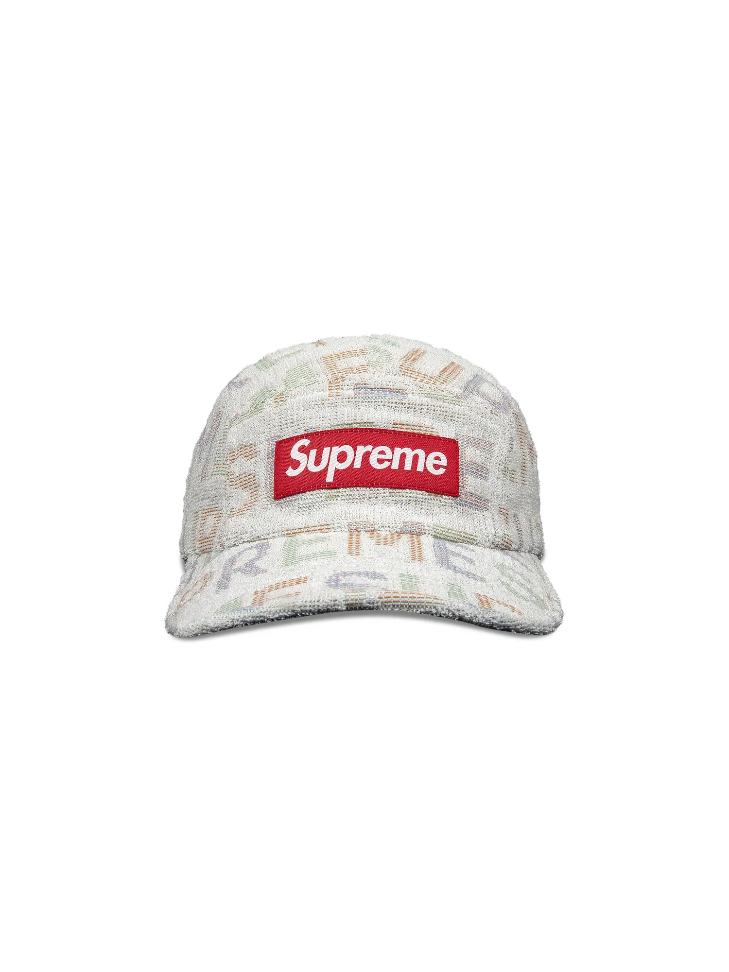 Кепка Supreme Terry Spellout Camp — изображение 1 из 3, белый