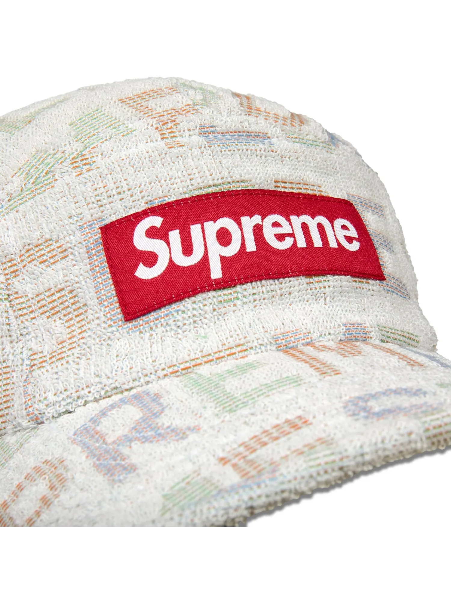 Кепка Supreme Terry Spellout Camp — изображение 3 из 3, белый