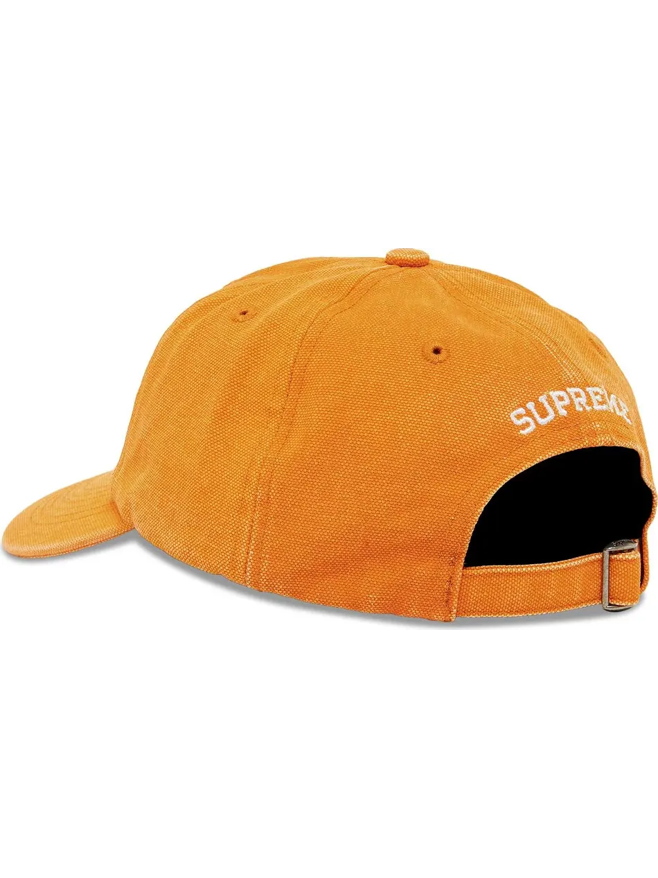 Бейсболка Supreme Pigment Canvas S Logo 6-Panel — изображение 3 из 4, оранжевый