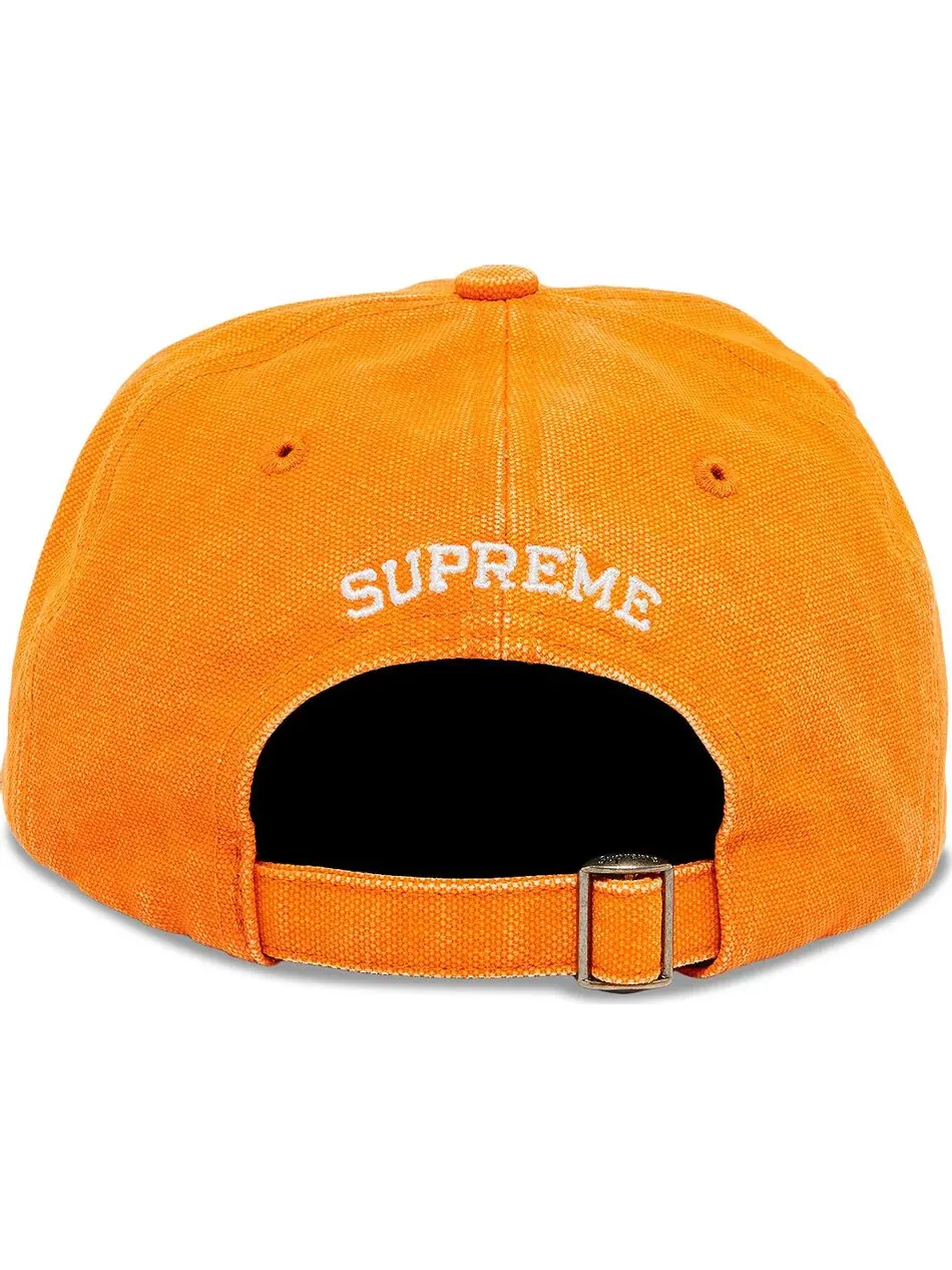 Бейсболка Supreme Pigment Canvas S Logo 6-Panel — изображение 4 из 4, оранжевый