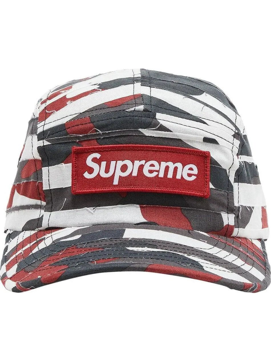 Кепка Supreme Layered Camo Camp — изображение 1 из 4, красный