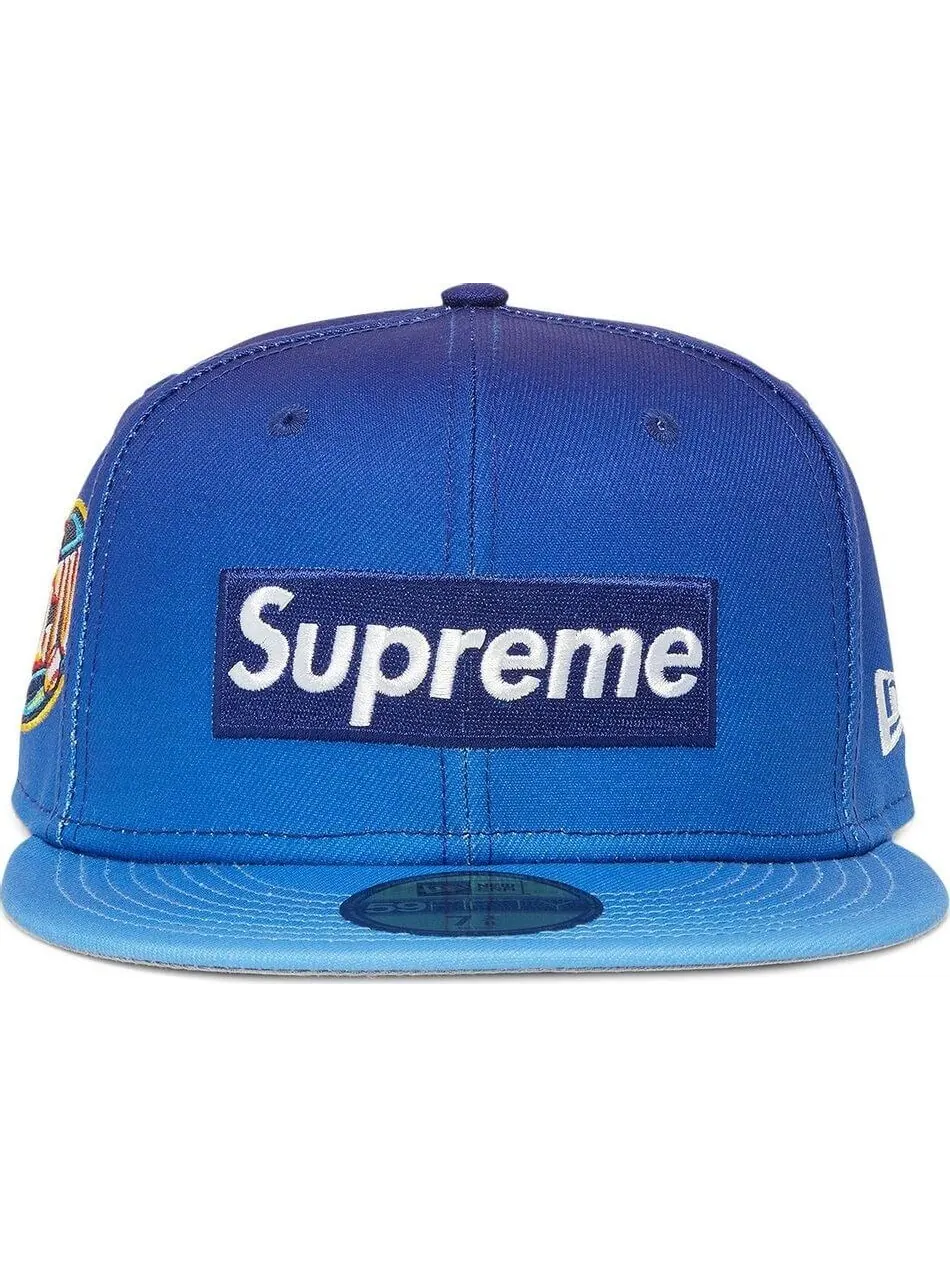 Бейсболка Supreme Gradient Box Logo New Era — изображение 1 из 4, синий