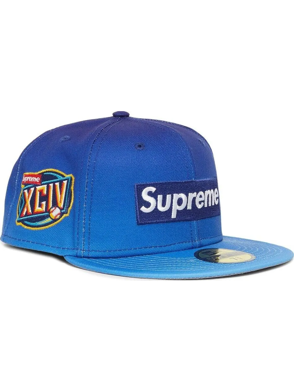 Бейсболка Supreme Gradient Box Logo New Era — изображение 2 из 4, синий