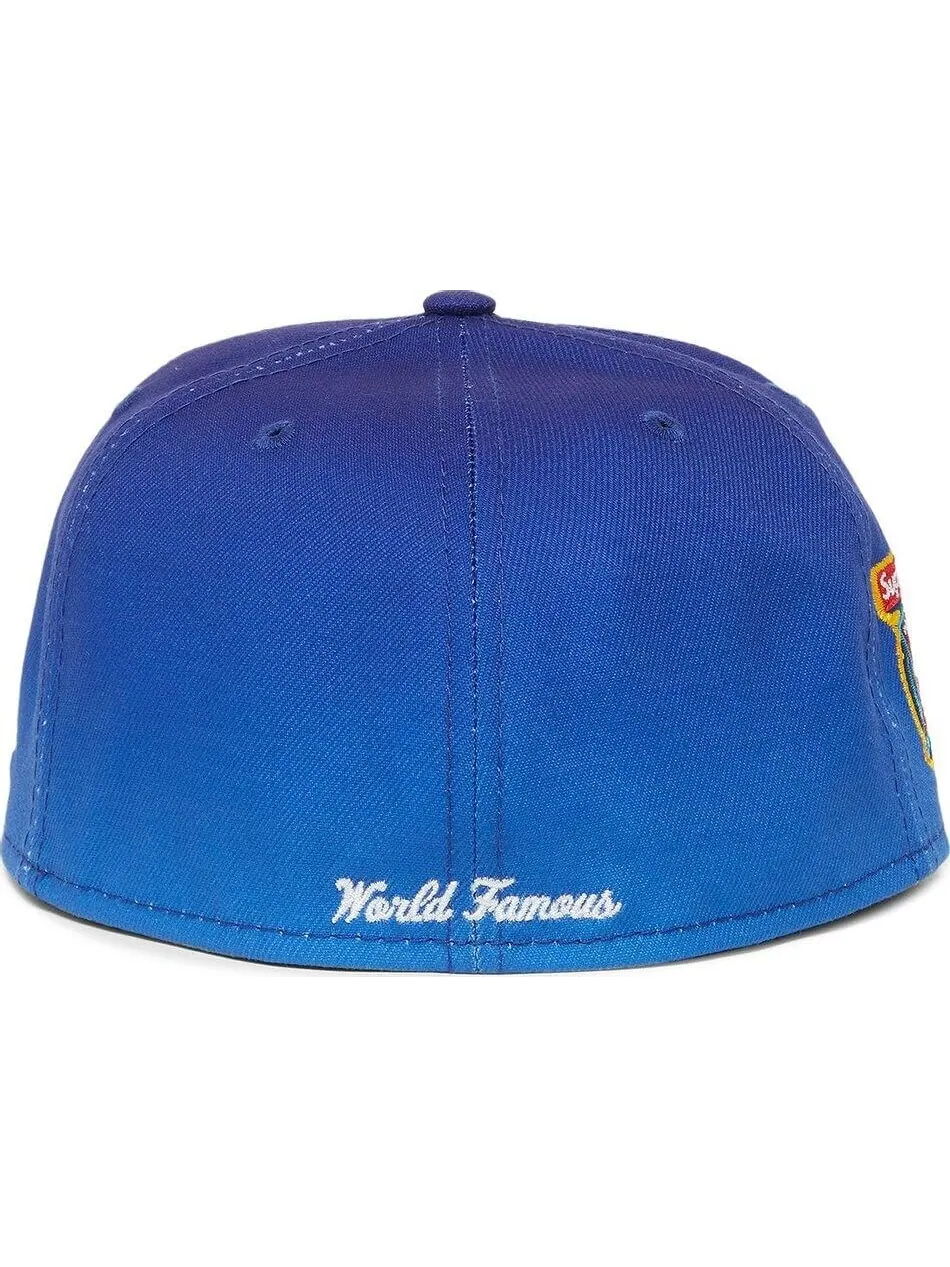 Бейсболка Supreme Gradient Box Logo New Era — изображение 4 из 4, синий