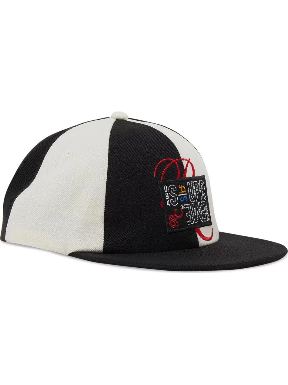 Бейсболка Supreme x Bernadette Corporation 6-Panel — изображение 2 из 4, черный/белый
