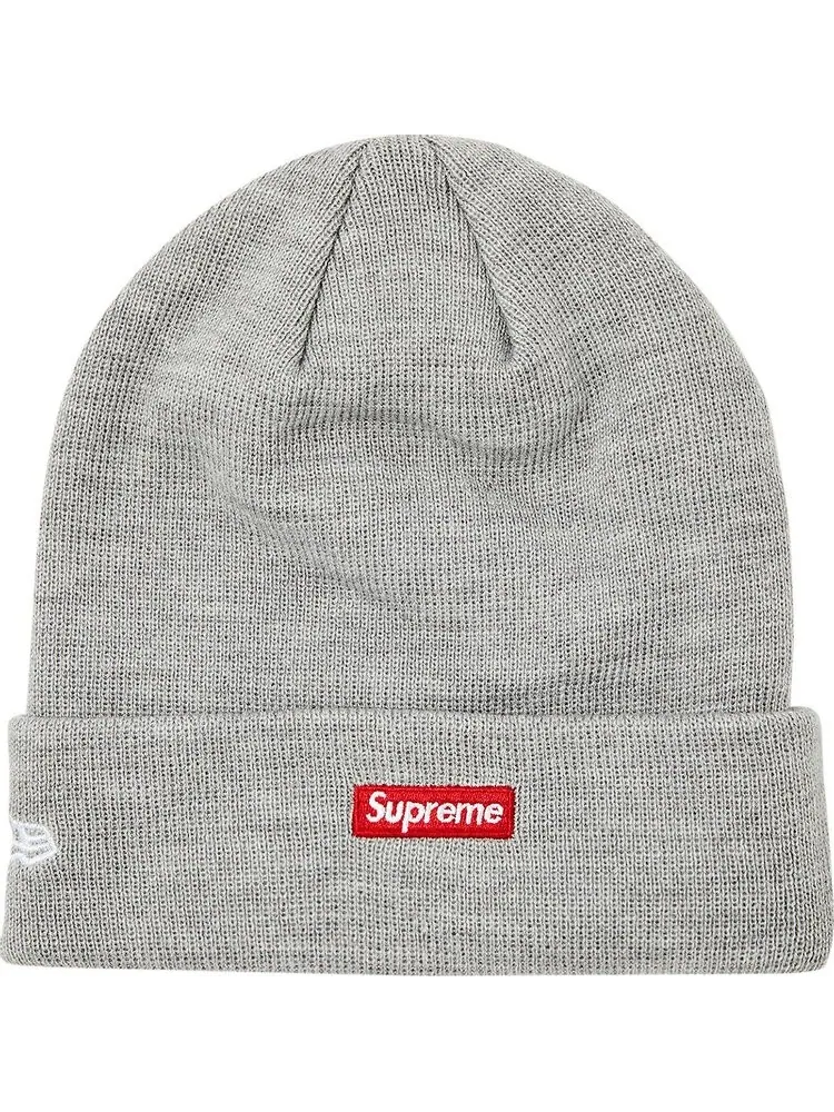 Шапка Supreme x New Era $ 'Heather Grey' — изображение 2 из 2, серый