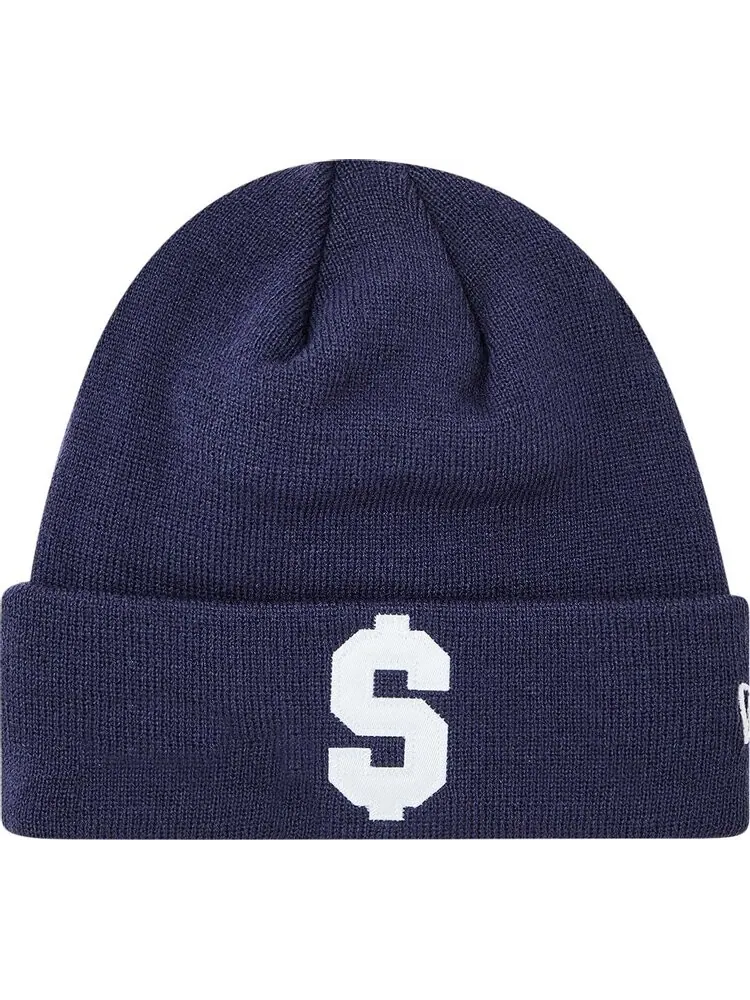 Шапка Supreme x New Era $ 'Navy' — изображение 1 из 2, синий