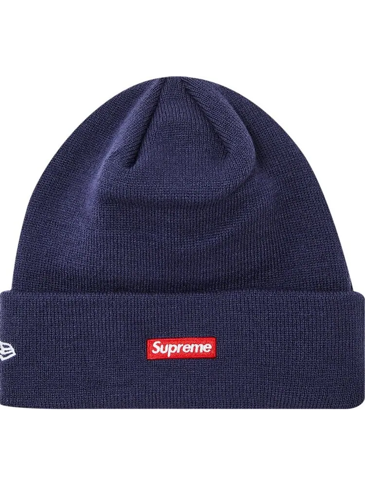 Шапка Supreme x New Era $ 'Navy' — изображение 2 из 2, синий