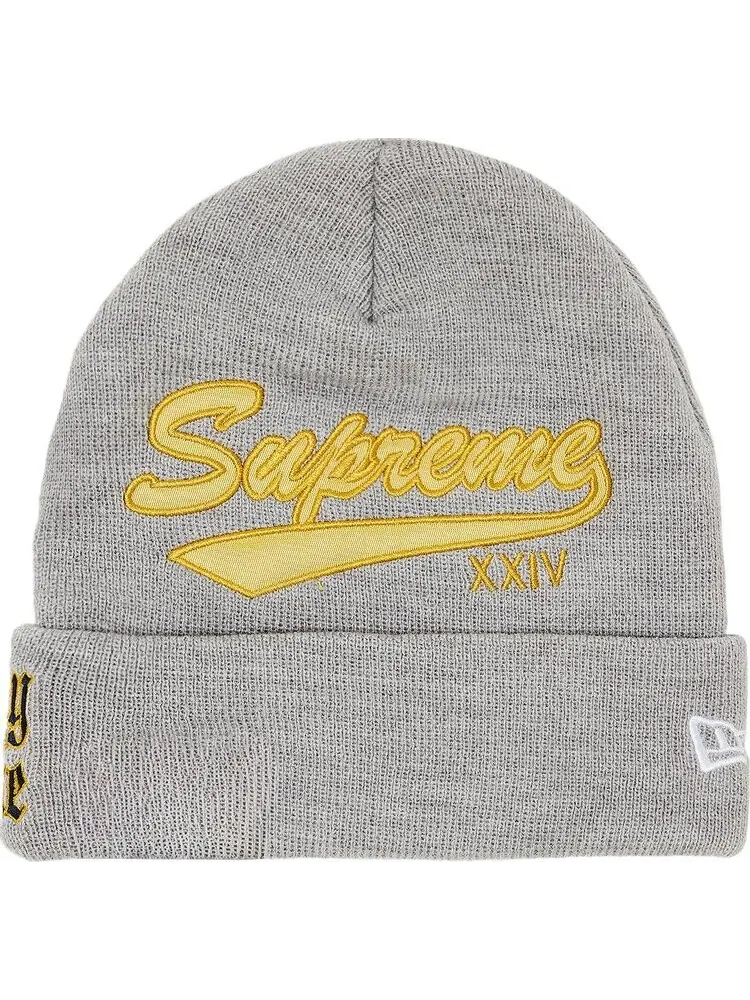 Шапка Supreme x New Era Salvation 'Heather Grey' — изображение 1 из 2, серый