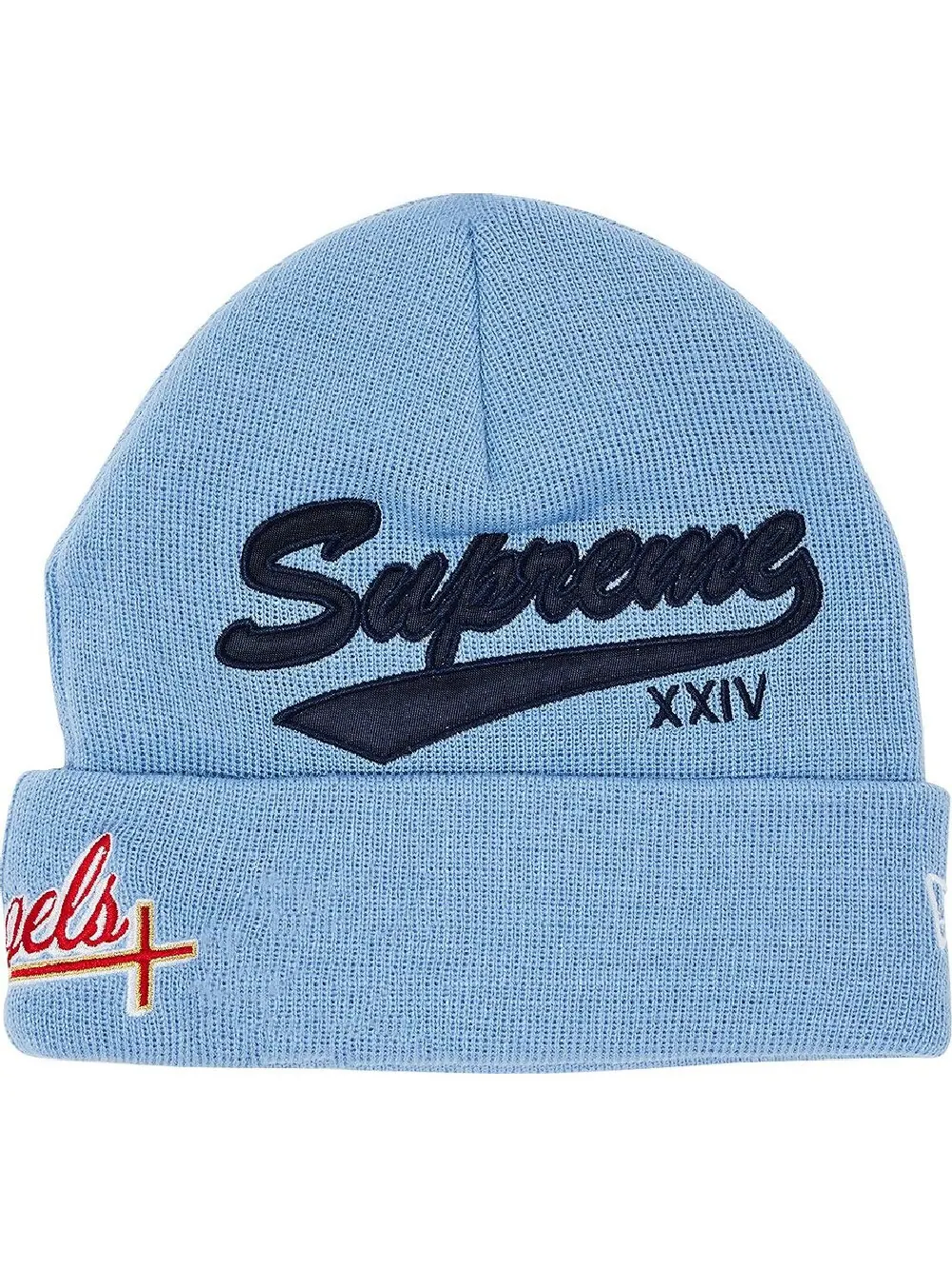 Шапка Supreme x New Era Salvation Beanie Unisex — изображение 1 из 2, синий