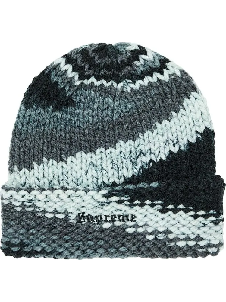 Шапка Supreme Gradient Spacedye 'Black' — изображение 1 из 3, черный