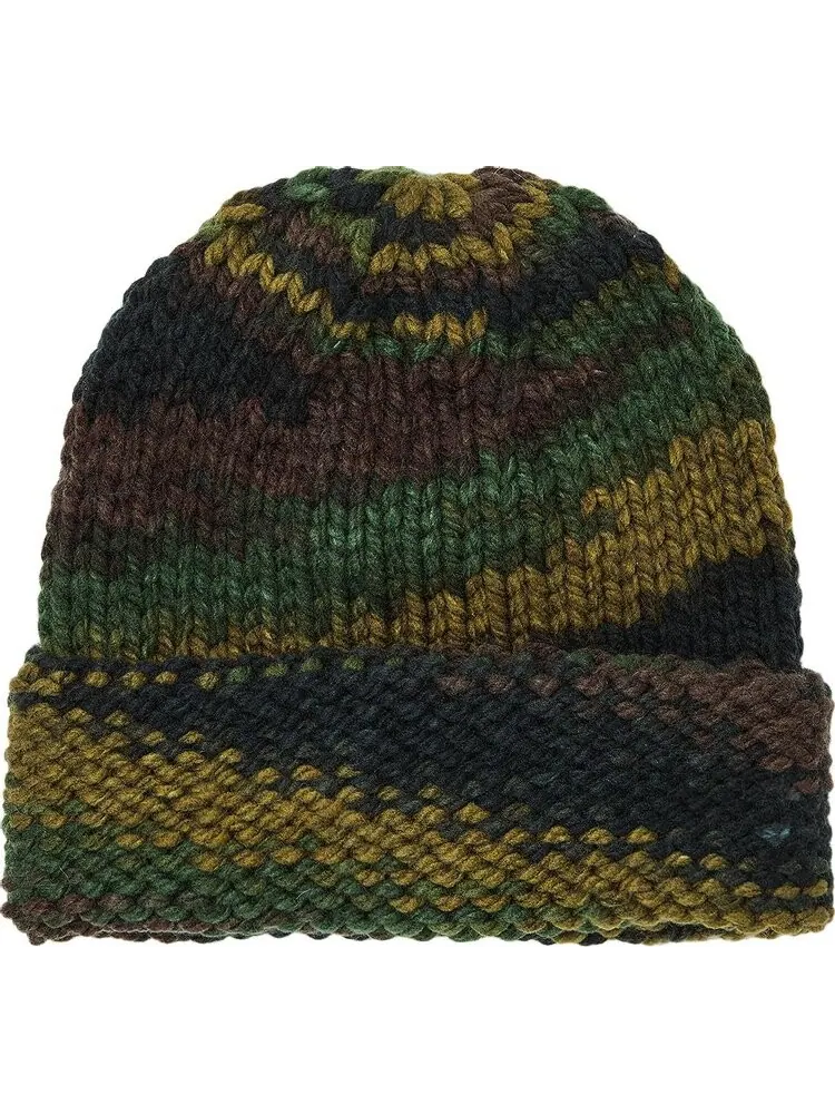 Шапка Supreme Gradient Spacedye 'Olive' — изображение 2 из 3, зеленый