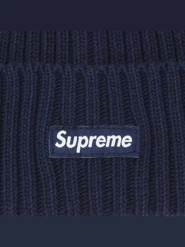 Шапка Supreme Overdyed 'Navy' — изображение 3 из 3, синий