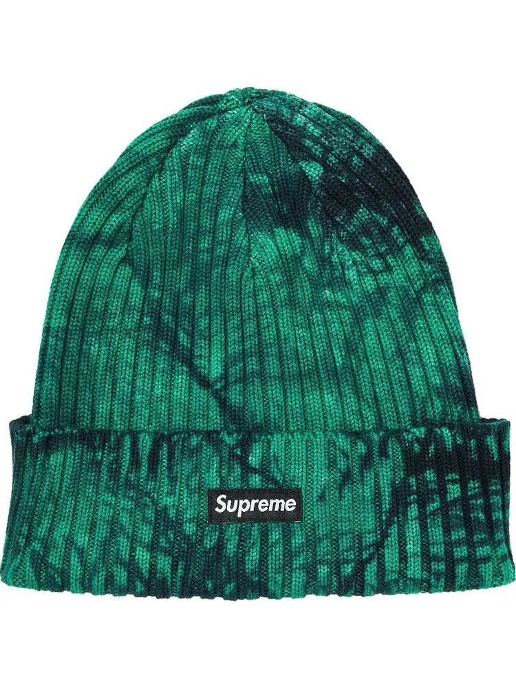 Шапка Supreme Overdyed 'Splatter Green' — изображение 1 из 3, зеленый