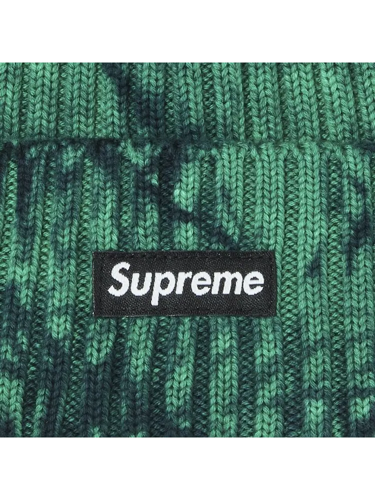 Шапка Supreme Overdyed 'Splatter Green' — изображение 3 из 3, зеленый