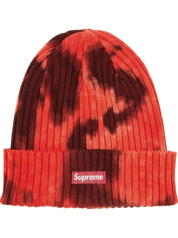 Шапка Supreme Overdyed 'Splatter Red' — изображение 1 из 3, красный